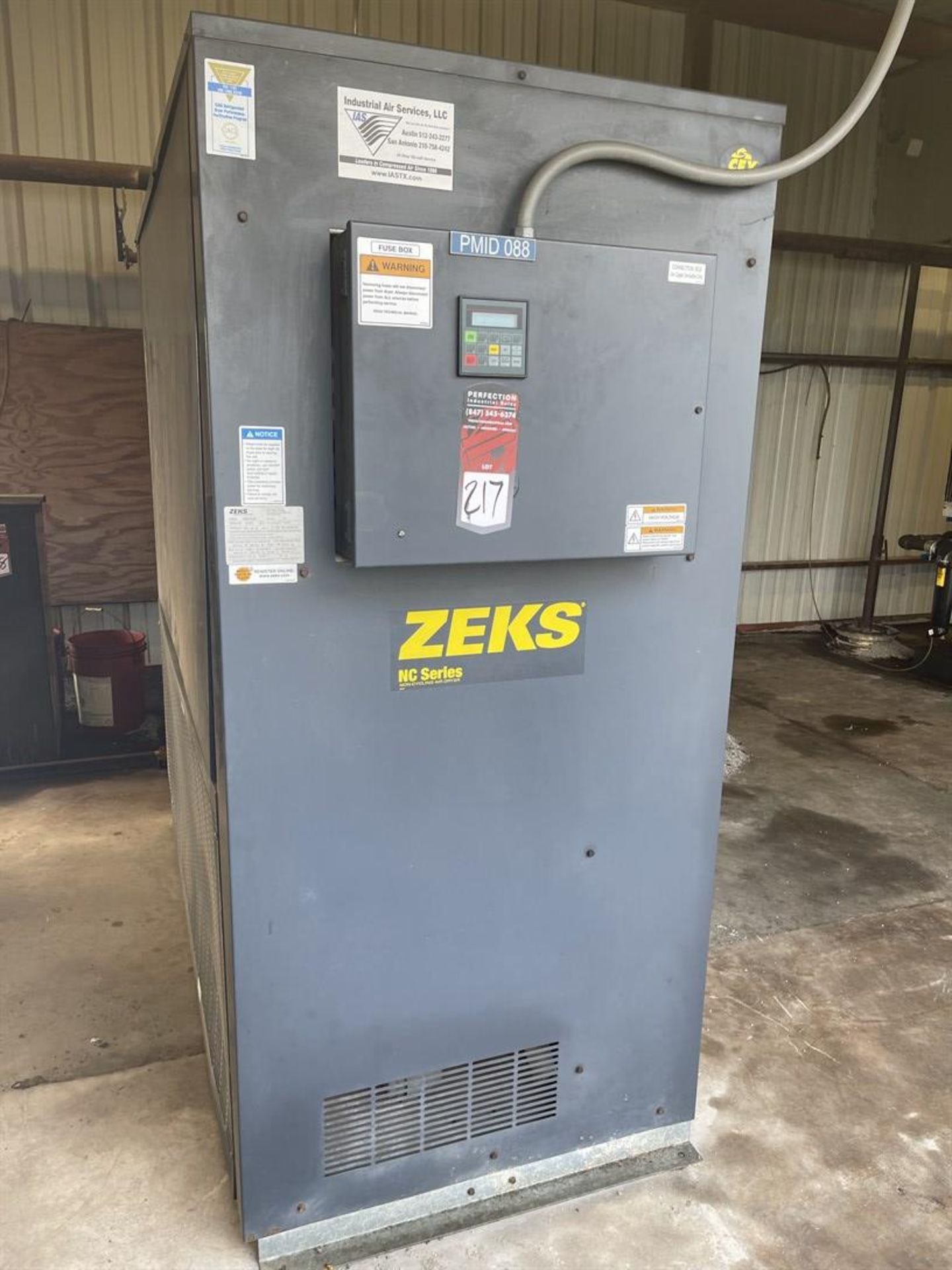 ZEKS 100NCFA400 Refrigerated Air Dryer, s/n 527479, w/ 220 PSIG - Image 2 of 4