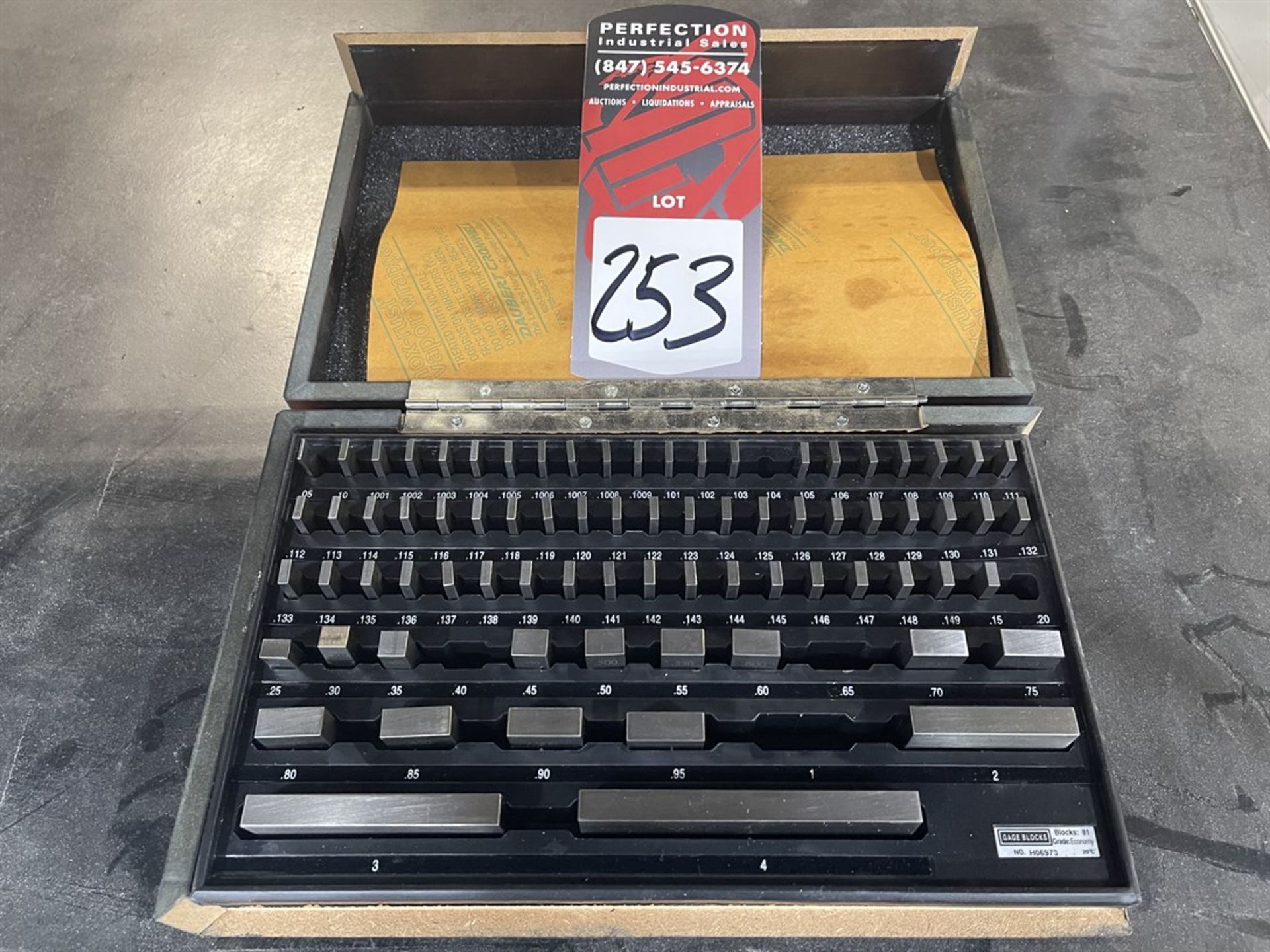 PROCHECK Gage Block Set from .05-4"
