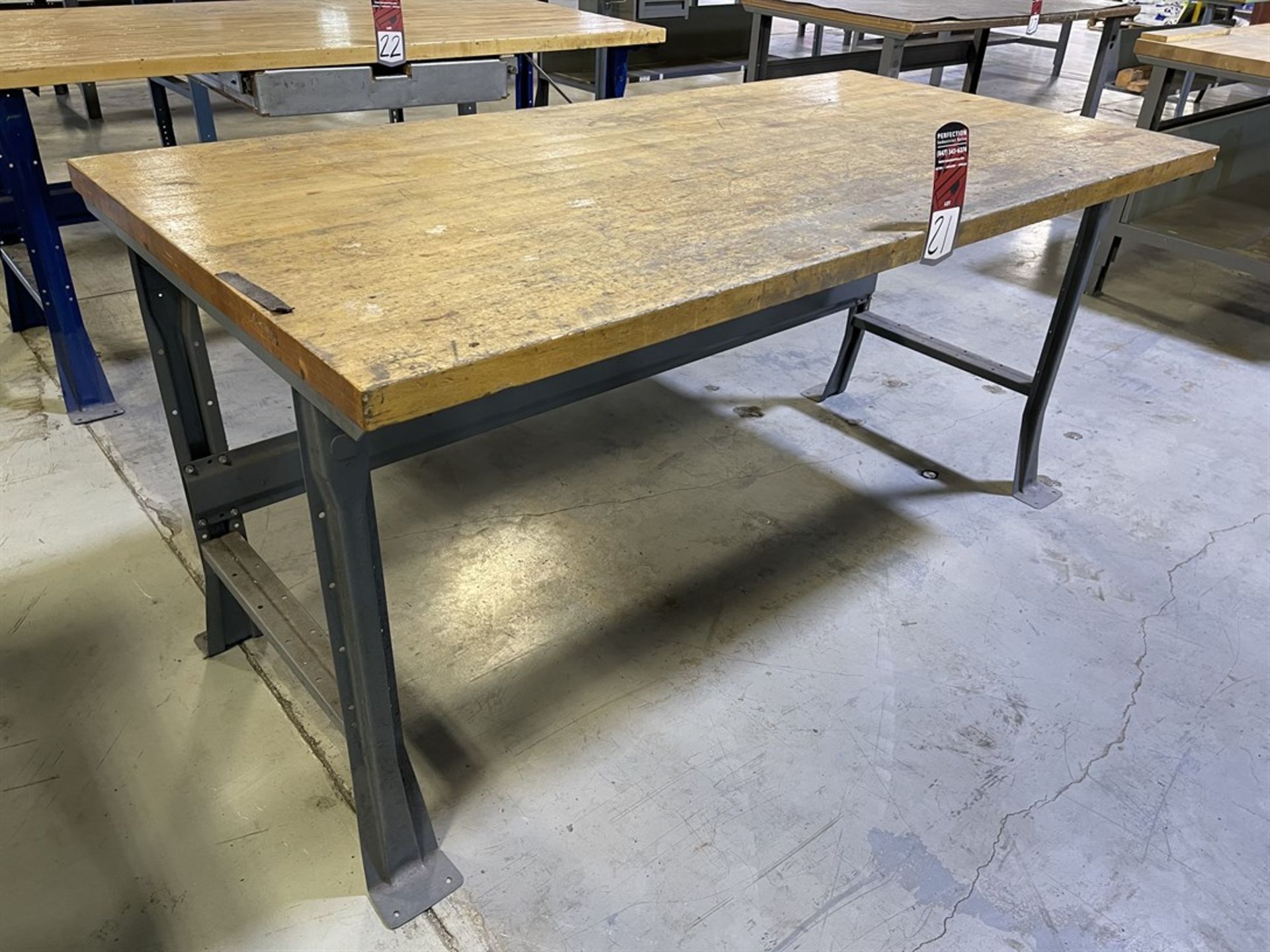 Wood Top Work Bench, 36" x 72"