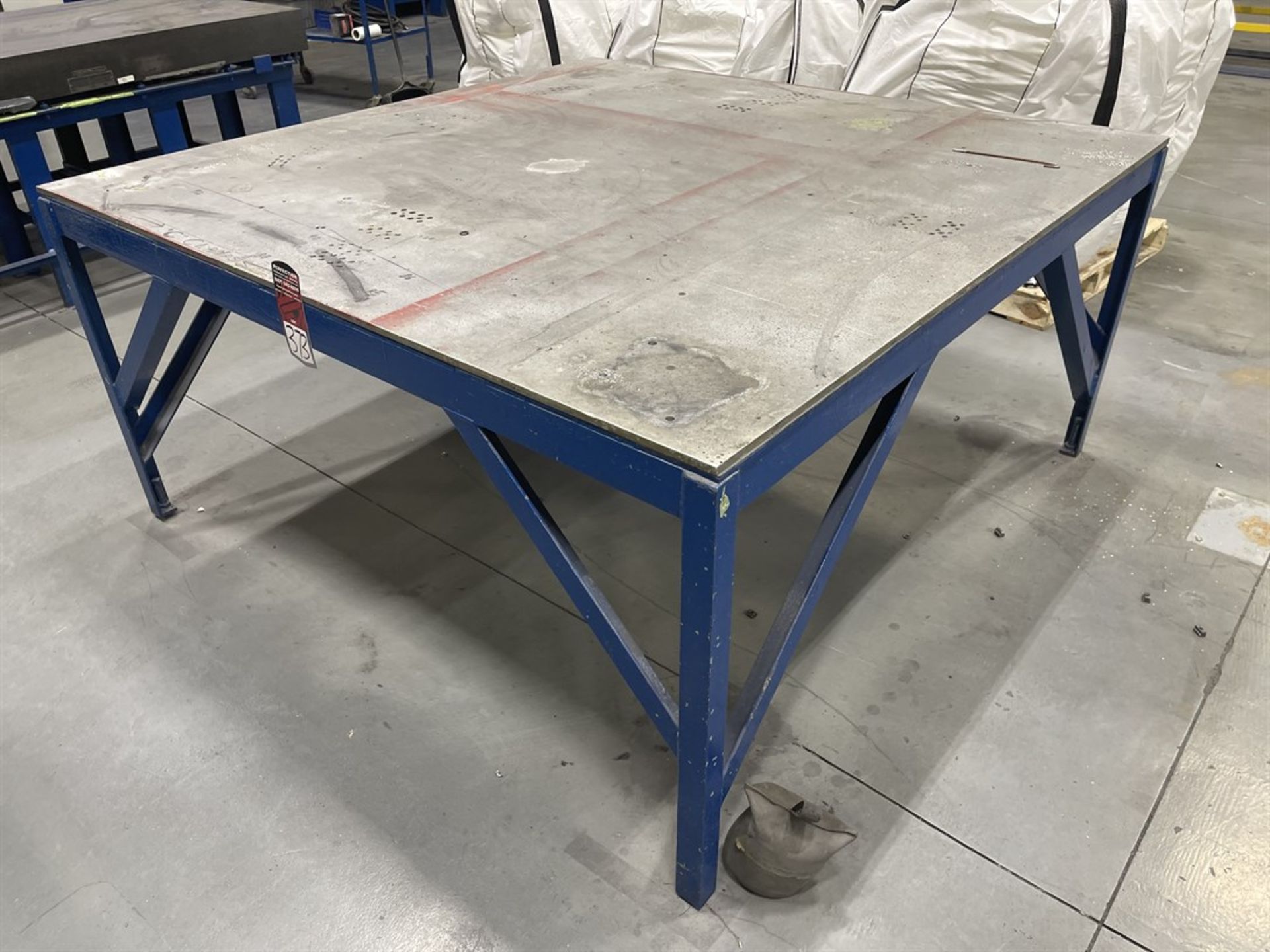 Inspection Table, 72" x 72" x 1/2" - Image 2 of 2