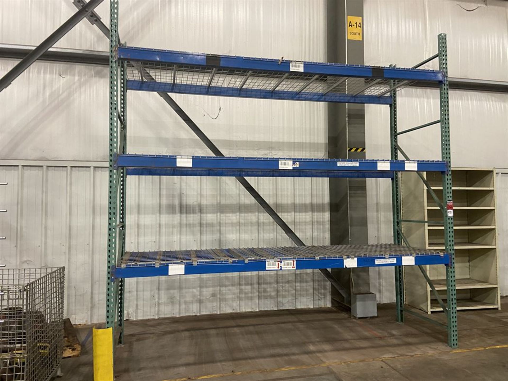 Lot of (6) Sections Pallet Racking, (2) 12'x42" x 144, (4) 11.5' x 42" x 144 - Image 3 of 3