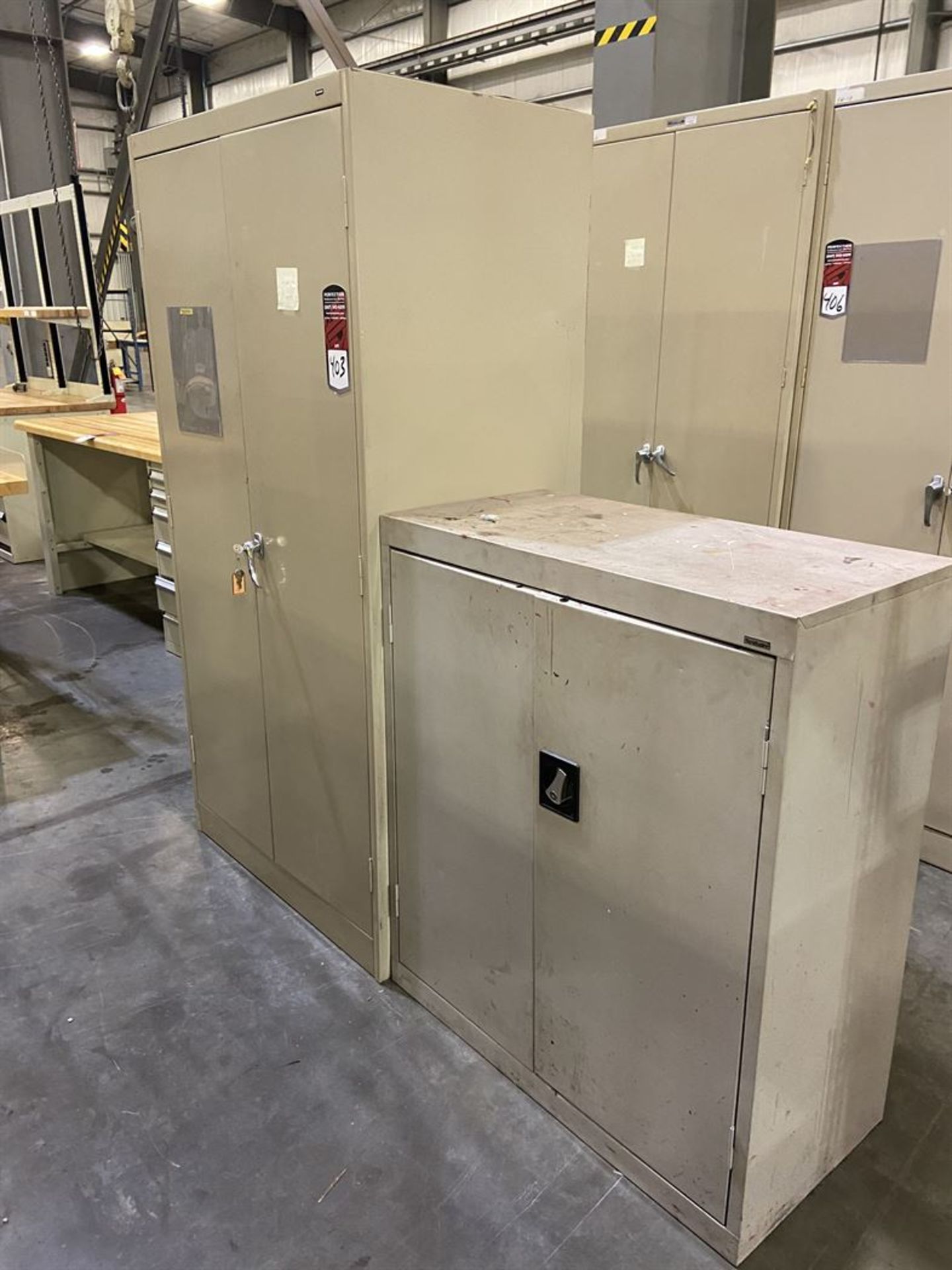 lot of (2) Shop Cabinets