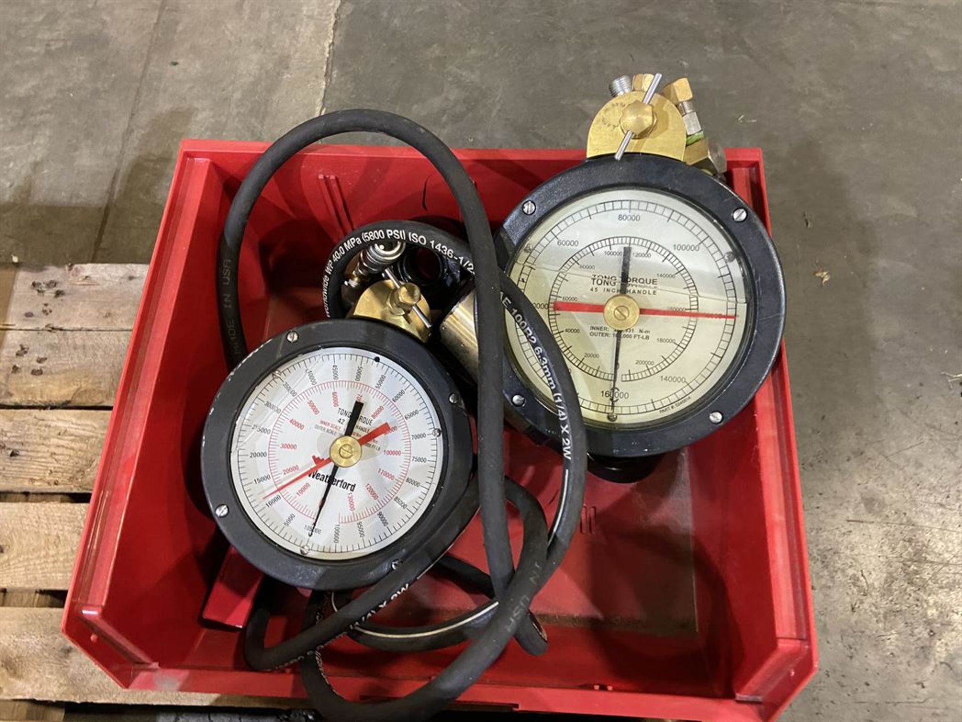 Lot of Hydraulic Gauges (up to 100,000 lbs) - Image 2 of 2