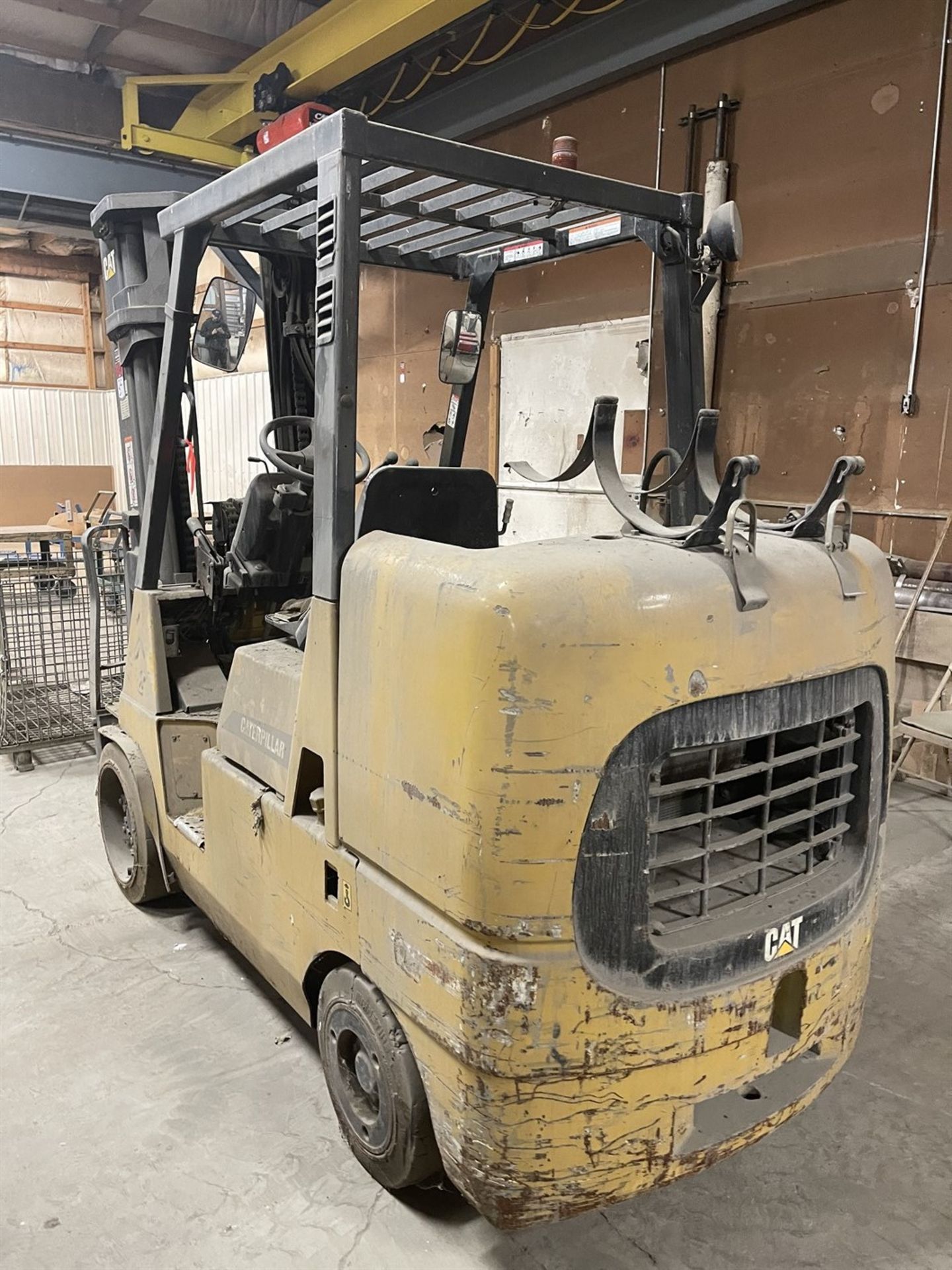 Caterpillar GC45K-SWB LP Forklift, s/n AT8702022, 9,000 Lb. Capacity, 3-Stage Mast, Side Shift, No - Image 2 of 8