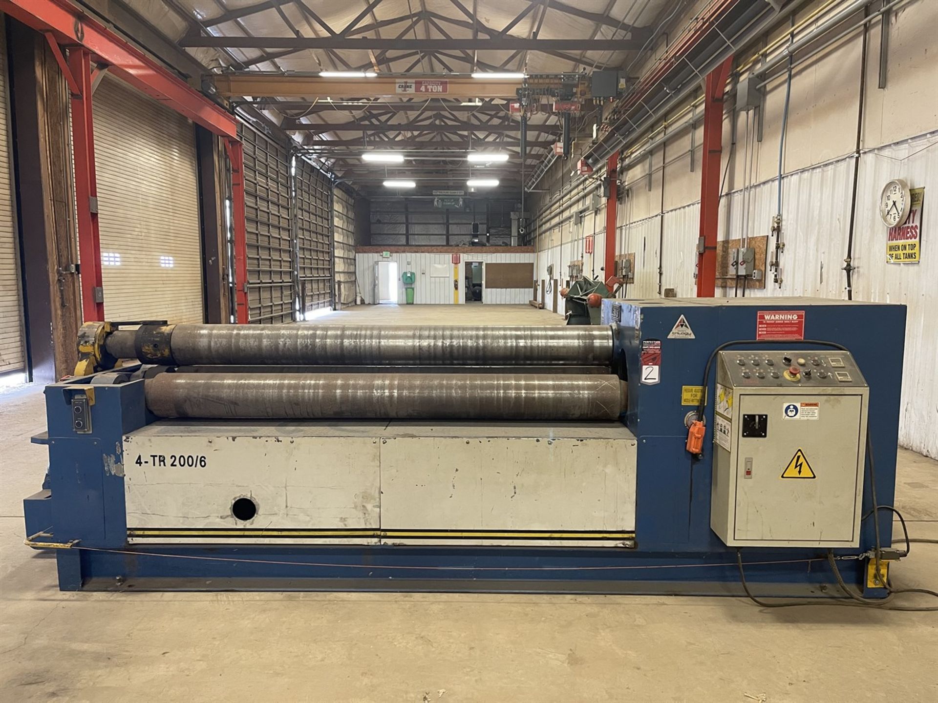 Lemas 4-TR 200/6 4-Roll Bending Roll, s/n 319927, 6' x 3/8", 7.87" Dia Rolls. - Image 2 of 9