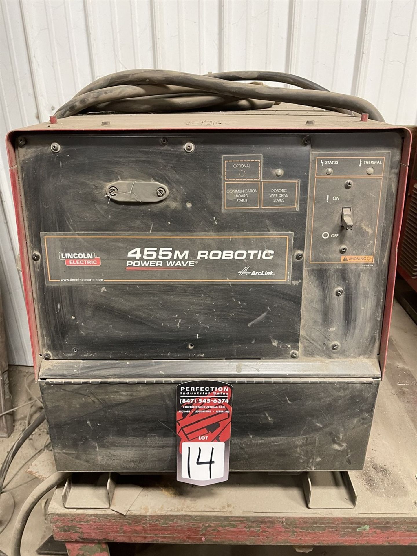 Lincoln 455M Robotic Power Wave Welder, s/n na - Image 2 of 3