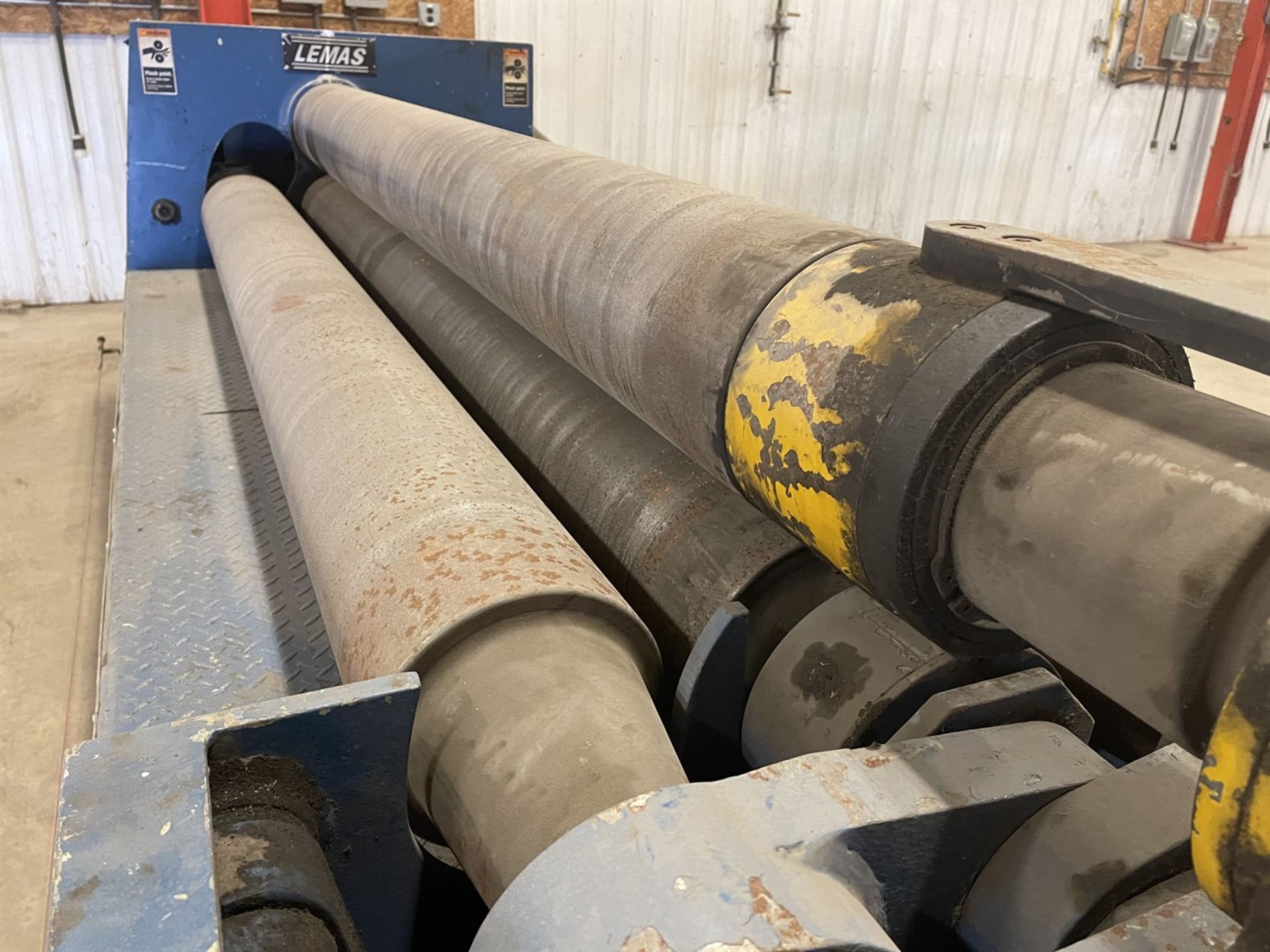 Lemas 4-TR 200/6 4-Roll Bending Roll, s/n 319927, 6' x 3/8", 7.87" Dia Rolls. - Image 6 of 9