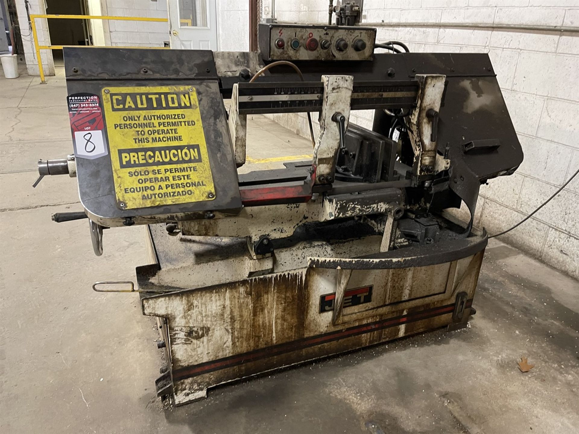 Jet MBS1014W-3 Horizontal Bandsaw, s/n 08090099