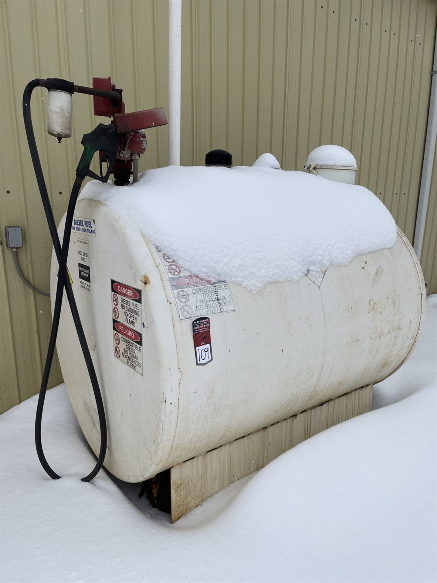 Approx. 1,000 Gallon Diesel Tank, (Pump Not Included)