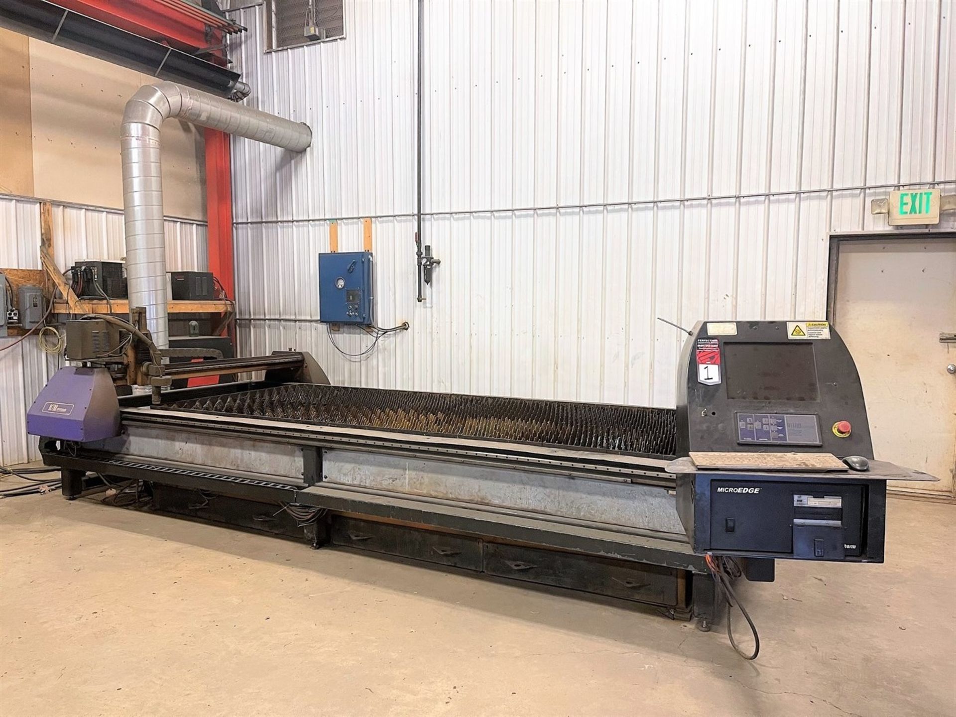 2010 Retro Systems Hornet HD HHDETR150 CNC Plasma Cutter, s/n 2266, 12' x 5' Downdraft Table,