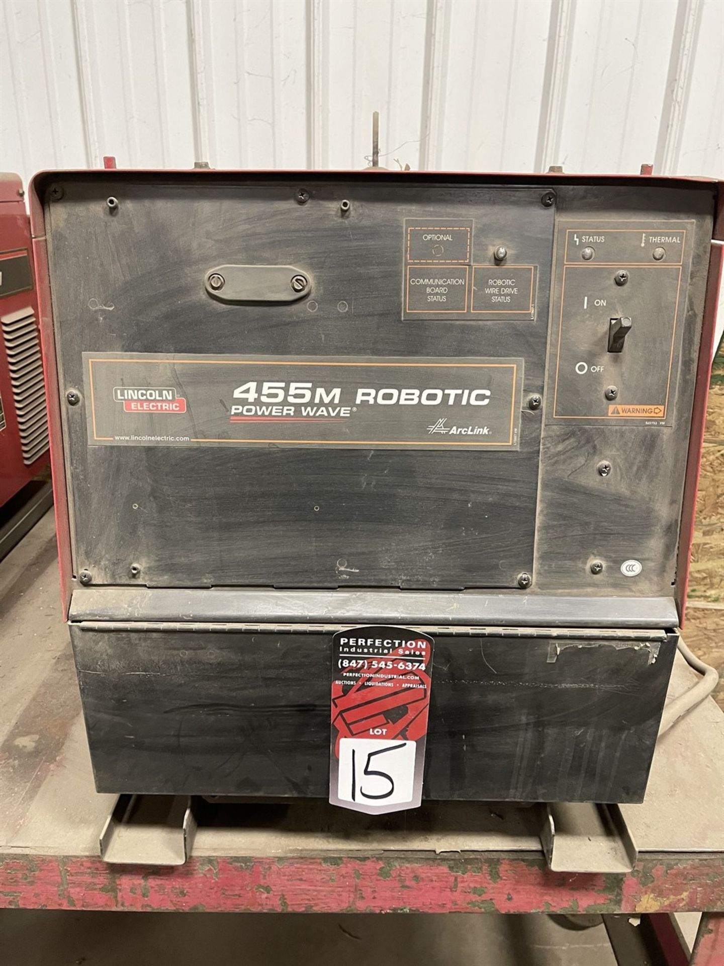 Lincoln 455M Robotic Power Wave Welder, s/n U1061011908 - Image 2 of 4