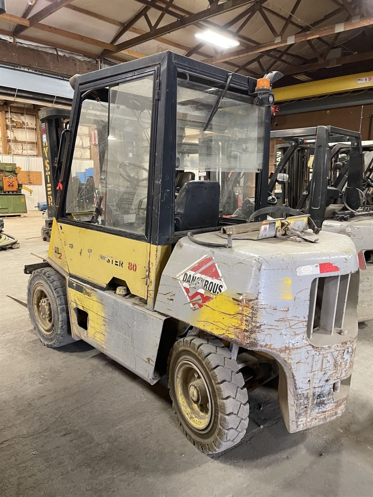 Hyster H80XL LP Forklift, s/n G005D08608T, 8000 Lb. Capacity, 2-Stage Mast, Side Shift - Image 5 of 11