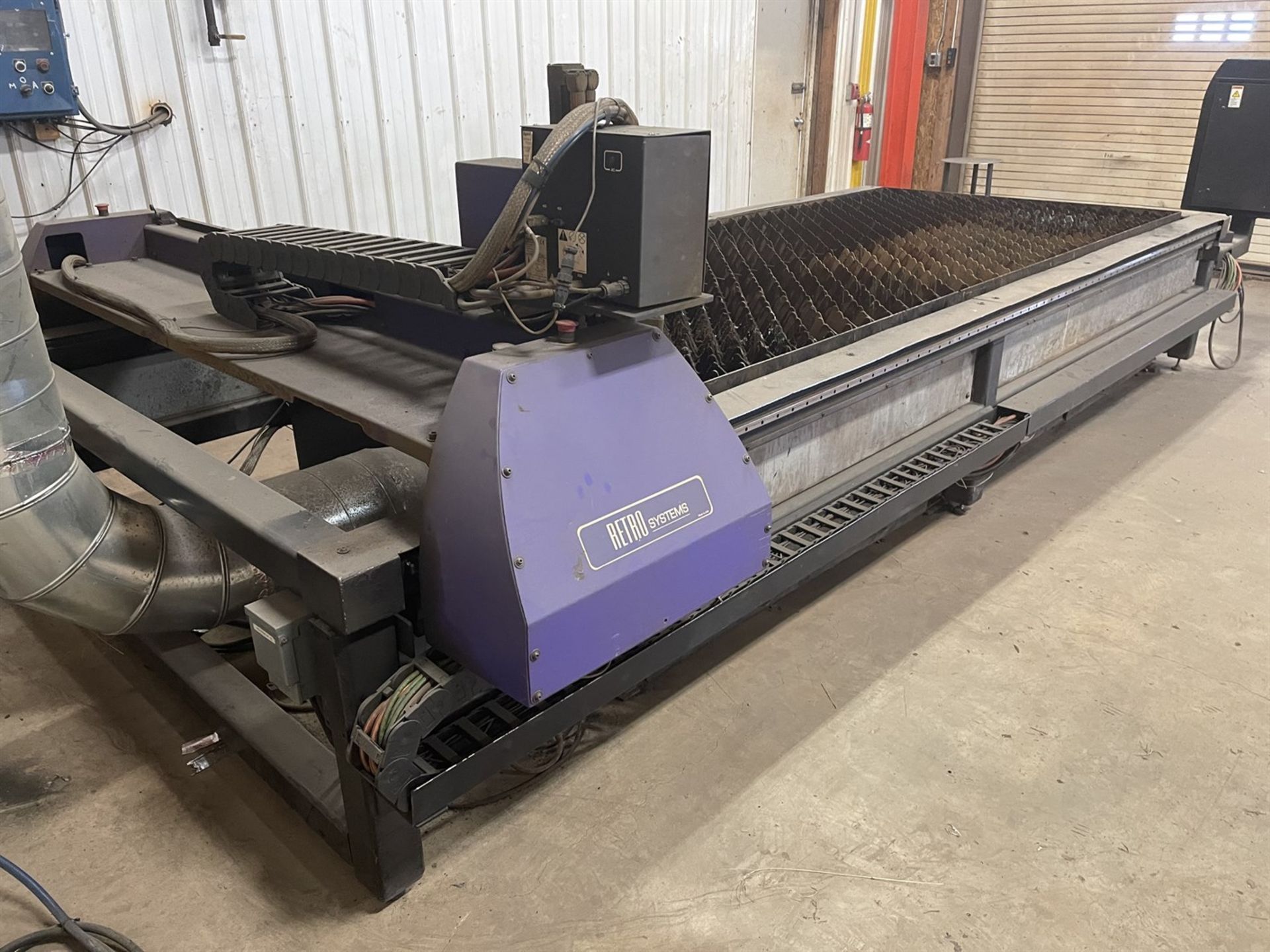 2010 Retro Systems Hornet HD HHDETR150 CNC Plasma Cutter, s/n 2266, 12' x 5' Downdraft Table, - Image 7 of 14