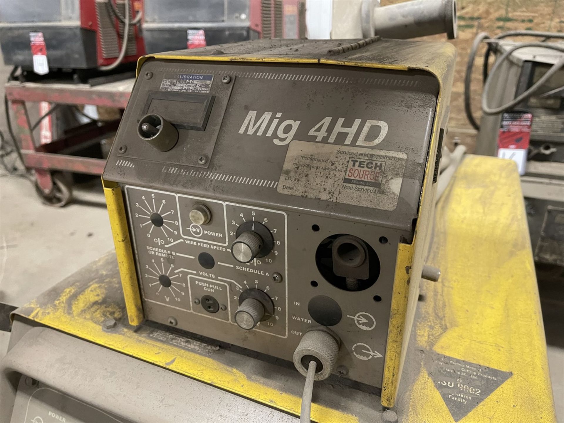 Esab 353CV Welding Power Source, s/n MA-J025019, w/ Esab Mig 4HD Wire Feed - Image 4 of 4