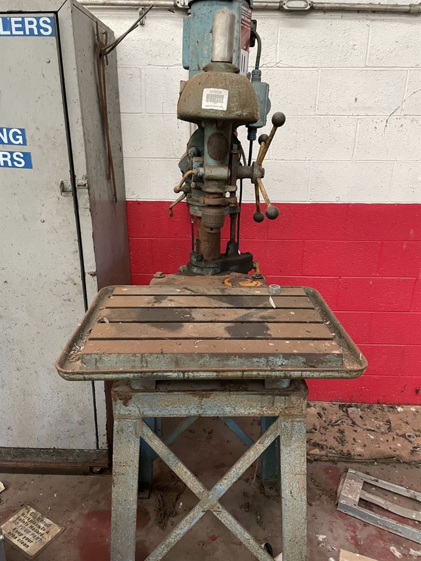 WALKER TURNER Drill Press, s/n NA, 1725 RPM, 1/2 HP, 110 V (Condition Unknown) - Image 2 of 3