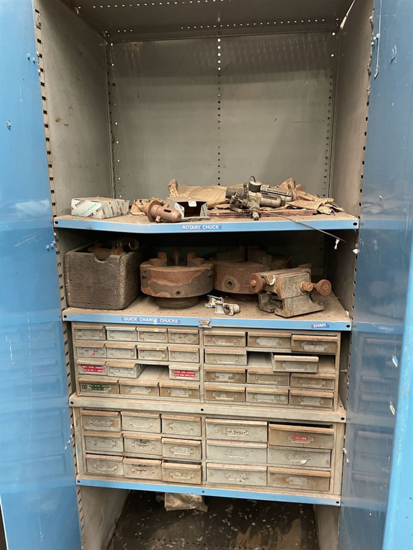 (4) Steel Cabinets w/ Contents - Image 2 of 4