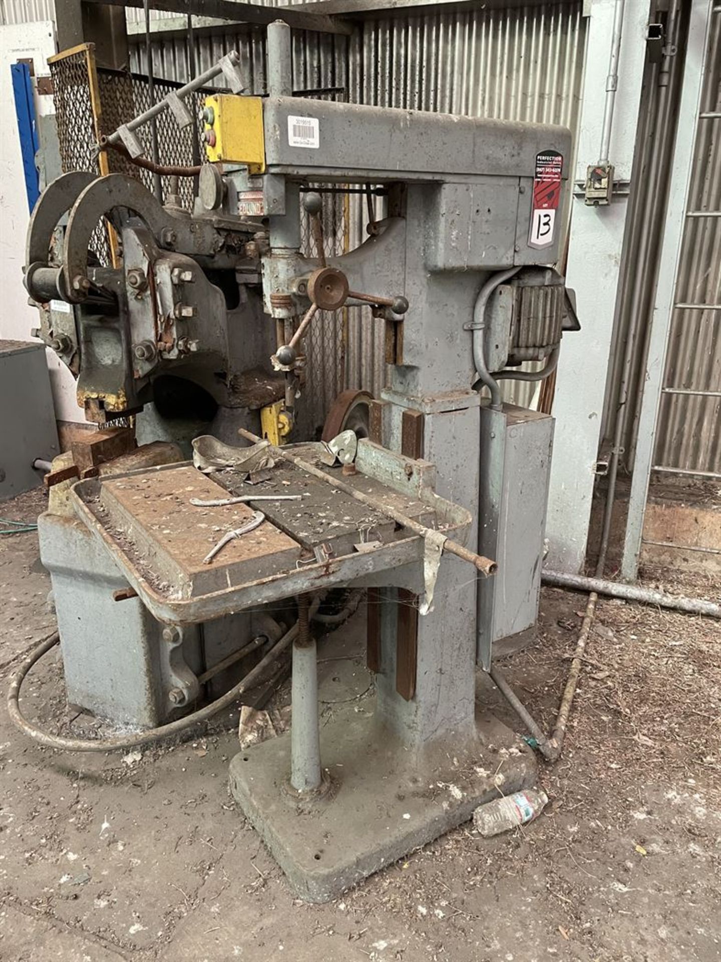 EDLUND 1F 10 Drill Press, s/n 6712 (Condition Unknown)