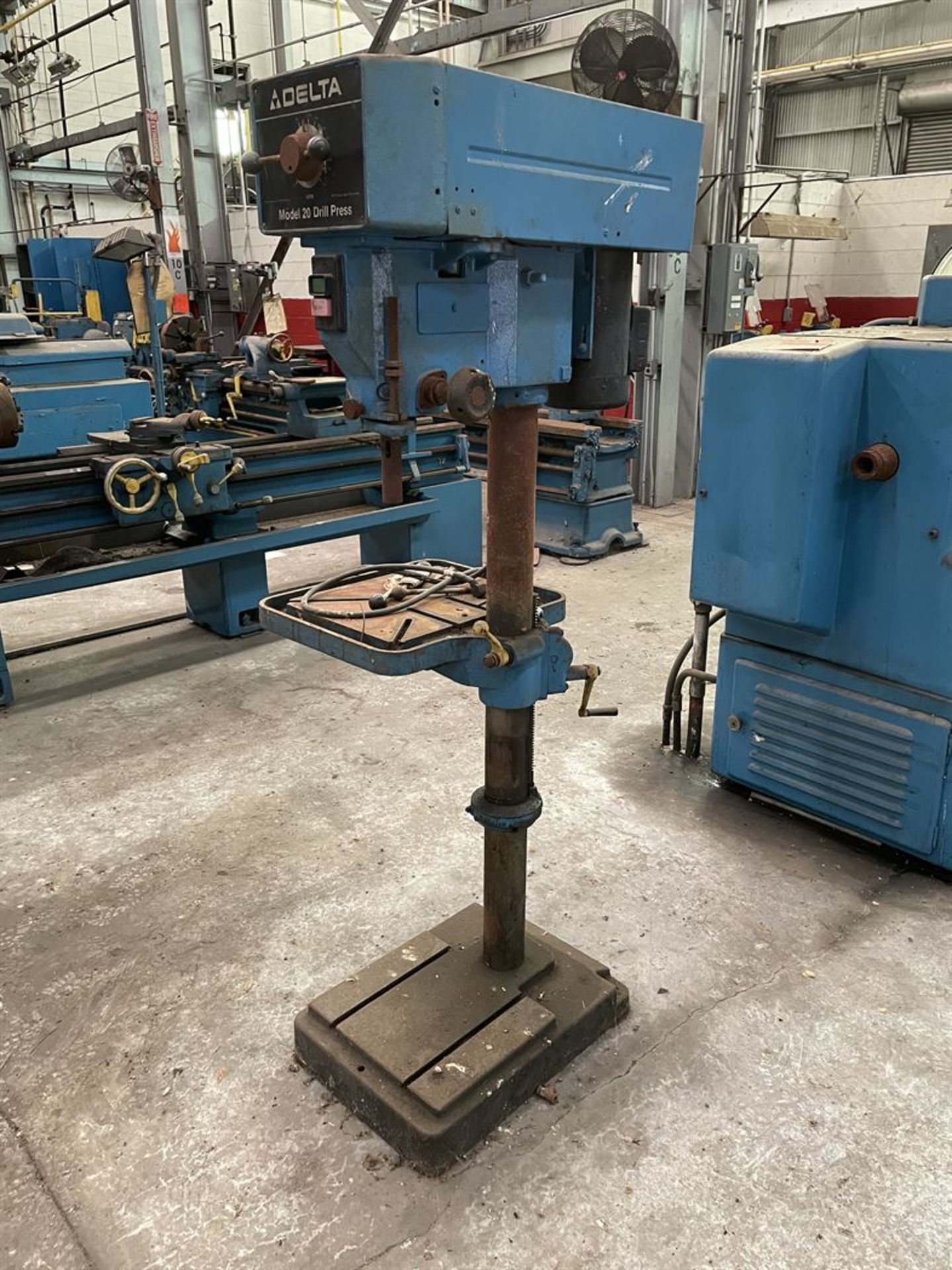 DELTA 20" Drill Press, s/n 95L75001, 1.5 HP, 125-1250 RPM (Condition Unknown) - Image 3 of 4