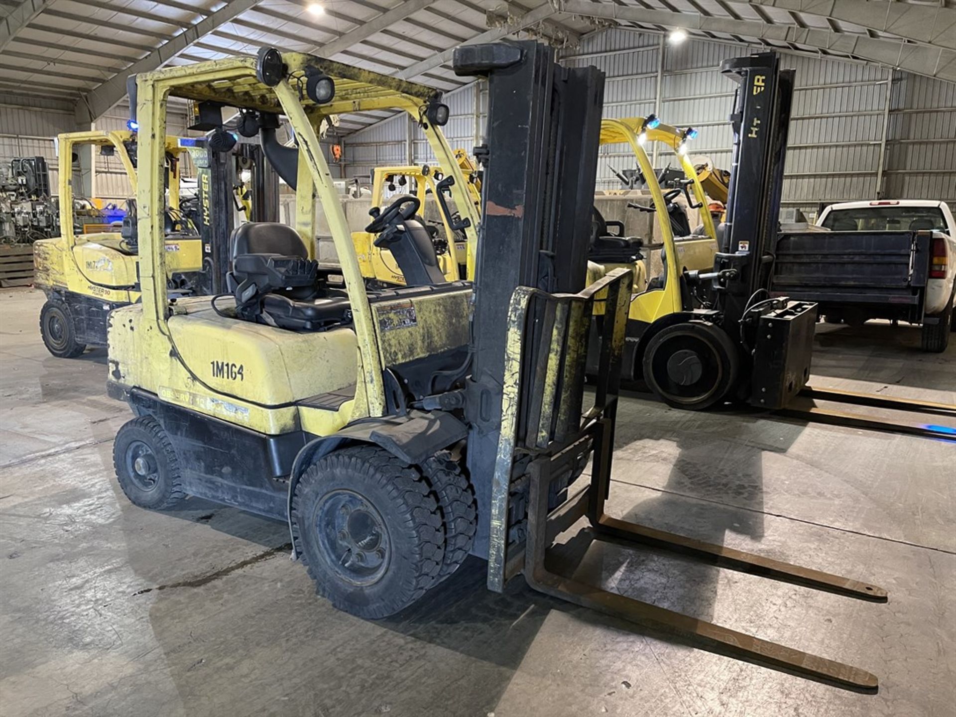 HYSTER H50FT LP Forklift, s/n L177B04416D, 5,000 Lb. Capacity, 3-Stage Mast, Side Shift, Dual - Image 4 of 10