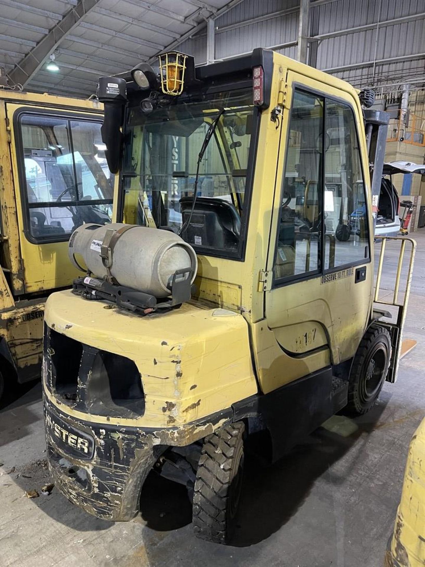 2007 HYSTER H60FT LP Forklift, s/n L177B16072E, 6,000 Lb. Capacity, 3-Stage Mast, Fork Positioner, - Image 5 of 12