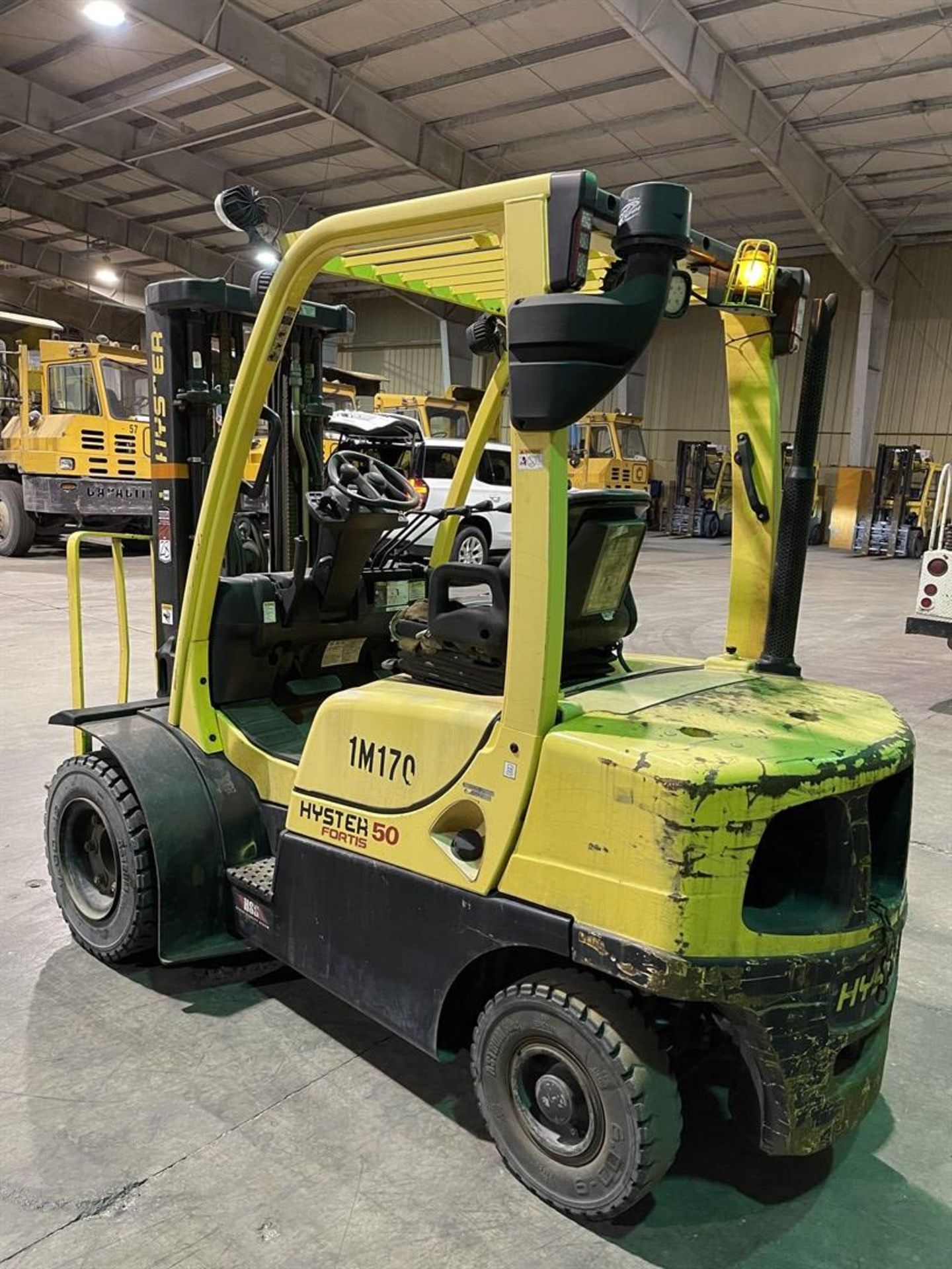 2012 HYSTER H50FT Diesel Forklift, s/n L177V10416K, 5,000 Lb. Capacity, 3-Stage Mast, Fork - Image 5 of 10