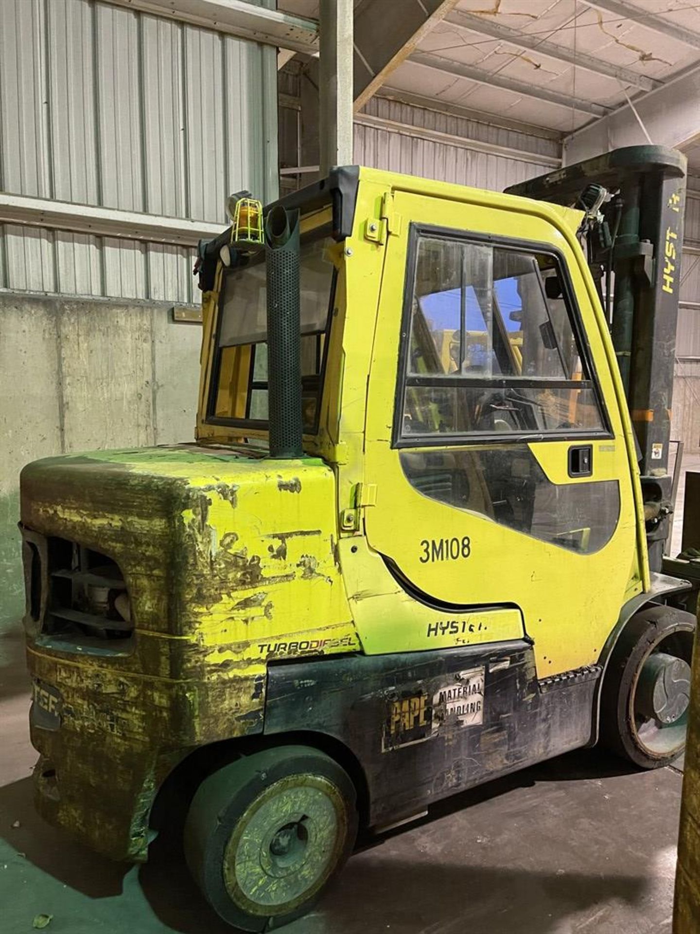 2015 HYSTER S155FT Turbo Diesel Forklift, s/n G024V02214N/SPR2046862-5R0, 15,000 Lb. Capacity, - Image 6 of 11