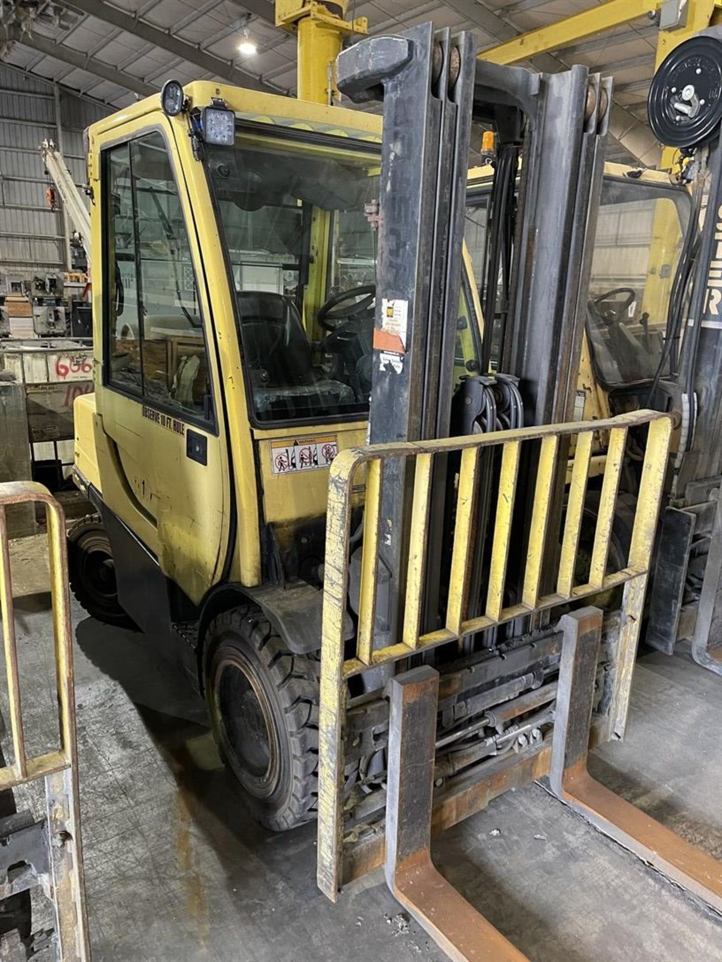 2007 HYSTER H60FT LP Forklift, s/n L177B16072E, 6,000 Lb. Capacity, 3-Stage Mast, Fork Positioner, - Image 4 of 12