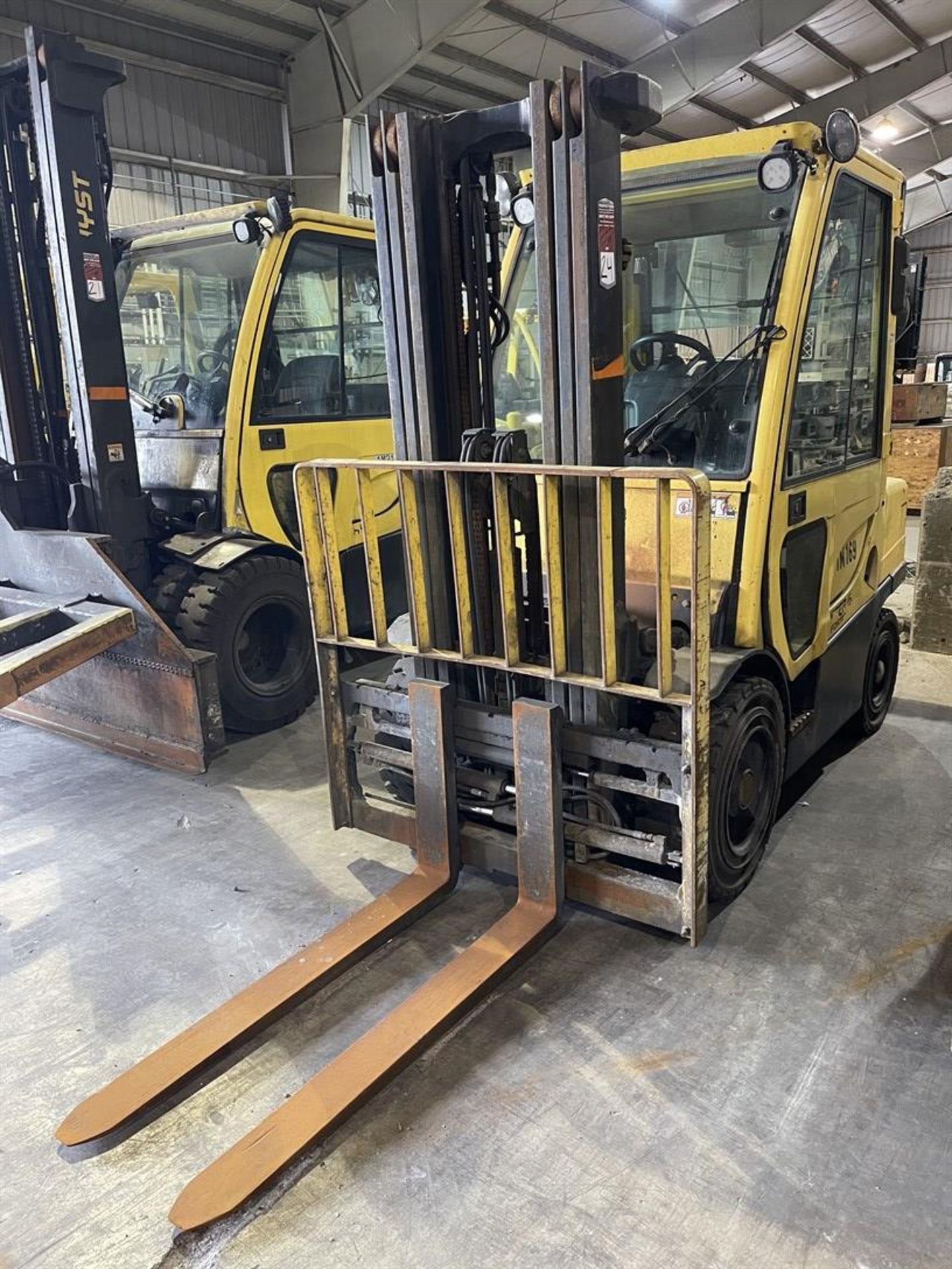 2012 HYSTER H60FT Diesel Forklift, s/n L177V10005K, 6,000 Lb. Capacity, 3-Stage Mast, Fork