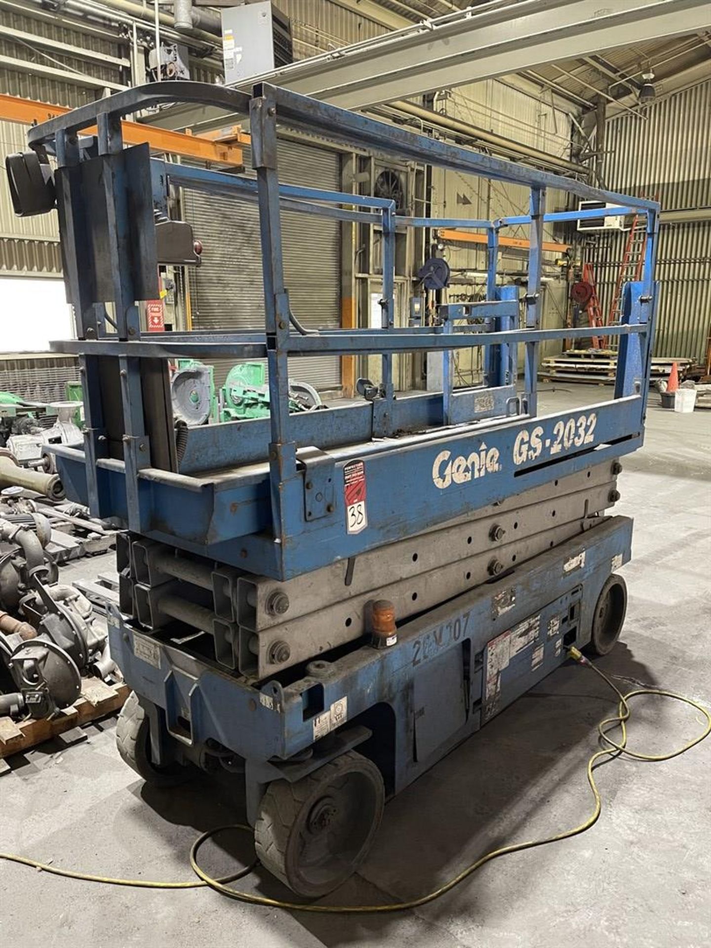 2008 GENIE GS-2032 Electric Scissor Lift, s/n GS3208-93346, 253 Hours