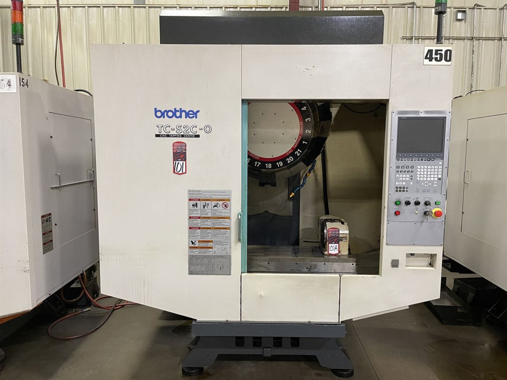 2006 BROTHER TC-S2C-O CNC Tapping Center, s/n 112223, 12.5" x 31.5" Table, 20-ATC, BT30 Spindle - Image 2 of 7