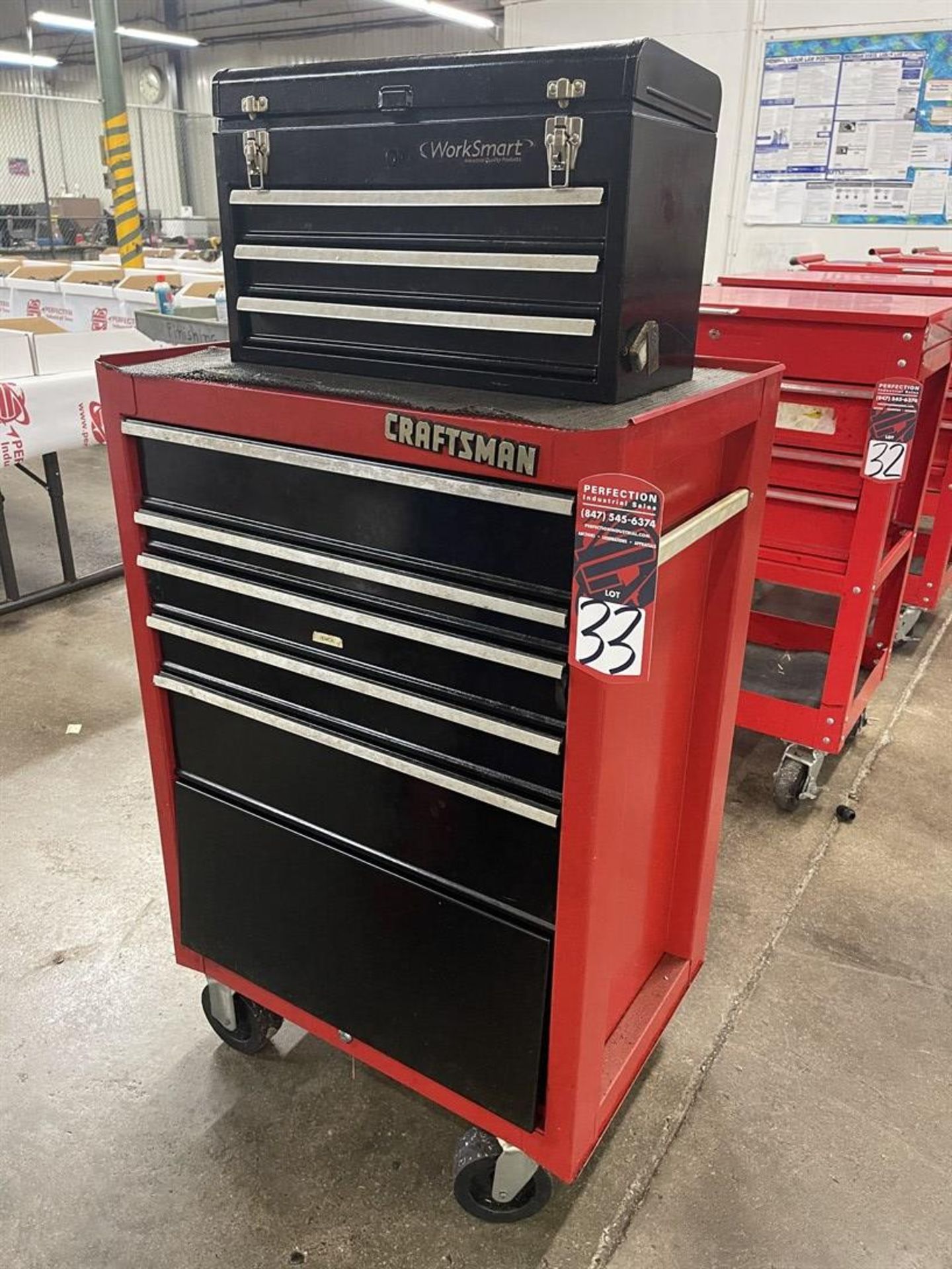 CRAFTSMAN Rolling Tool Box w/ Work smart Hand Carry Tool Box