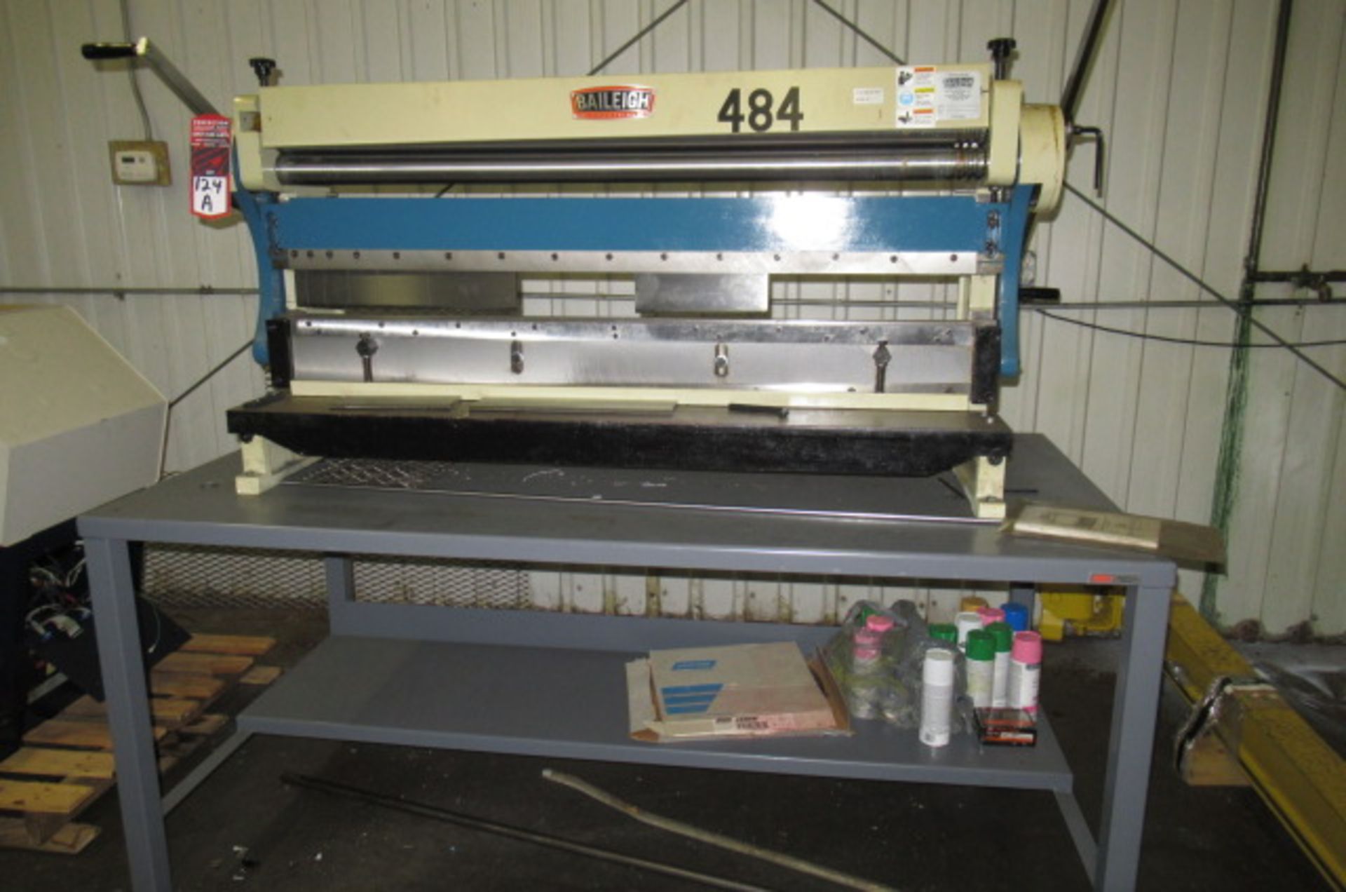 RAILEIGH Ind. 3 in 1 Combination Shear, Brake Roll, m/n SBR-5216 Table Top Mounted - Image 4 of 6