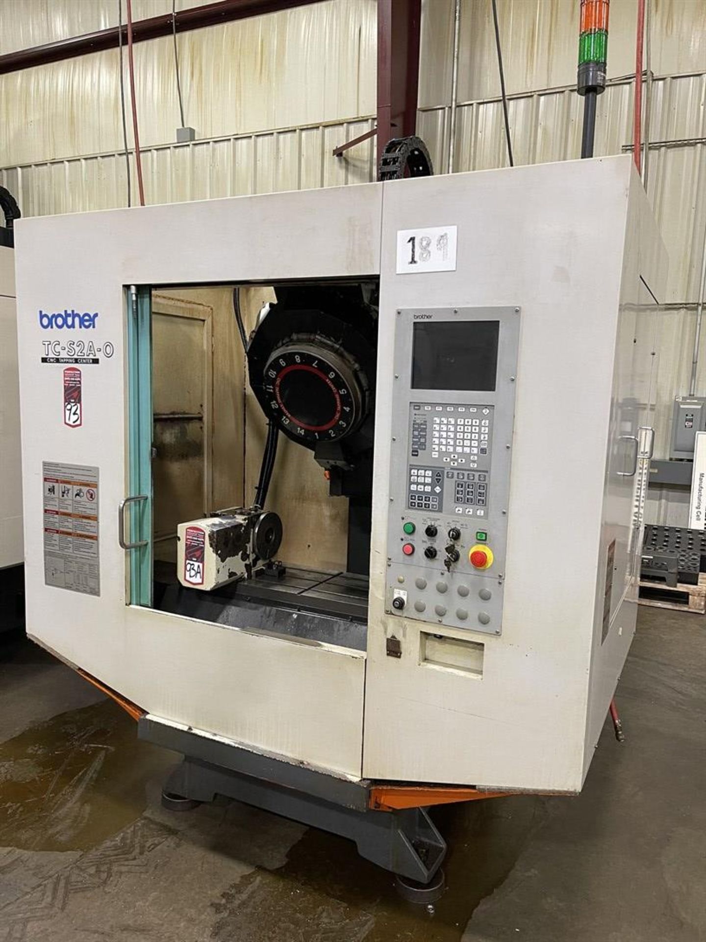 2003 BROTHER TC-S2A-O CNC Tapping Center, s/n 113894, 12.5" x 31.5" Table, 14-ATC, BT30 Spindle