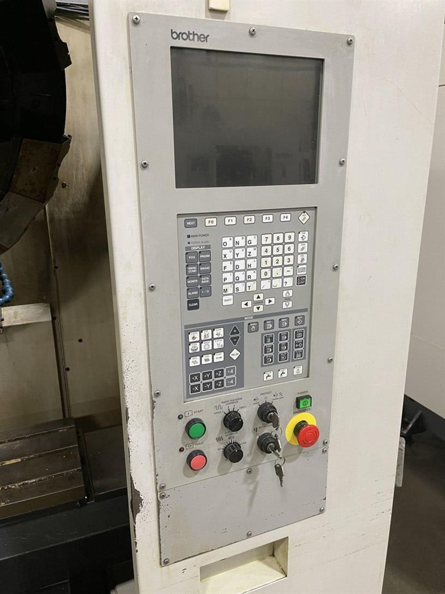 2003 BROTHER TC-S2B-O CNC Tapping Center, s/n 11331, 12.5" x 31.5" Table, 21+-ATC, BT30 Taper, 27. - Image 6 of 7