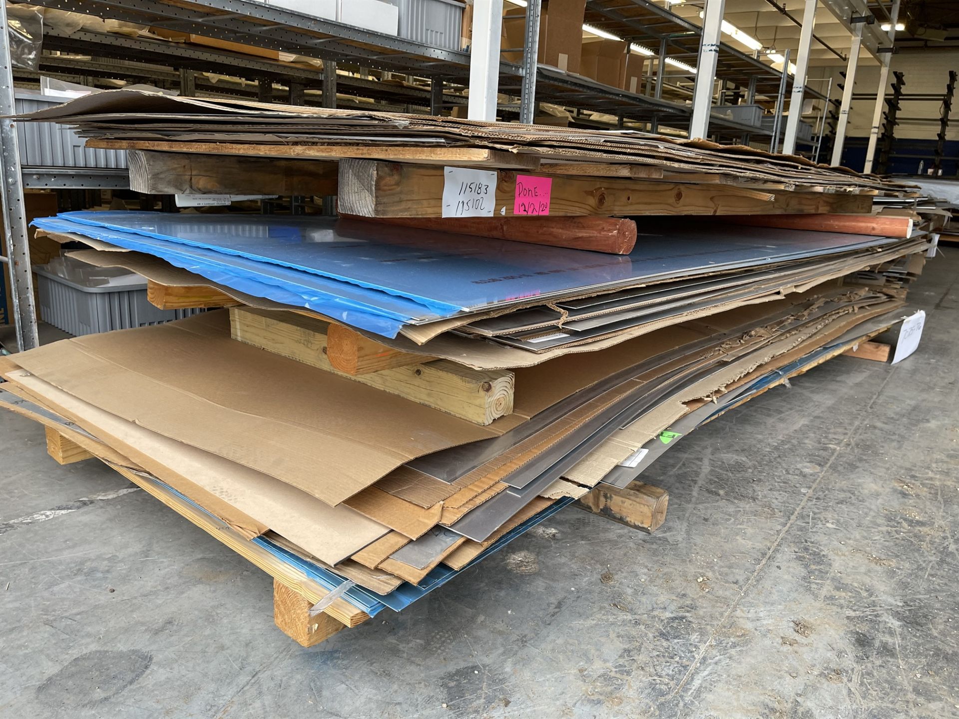 Lot Comprising Stack of Assorted 7075-T6 Aluminum Sheet Stock - Image 3 of 4