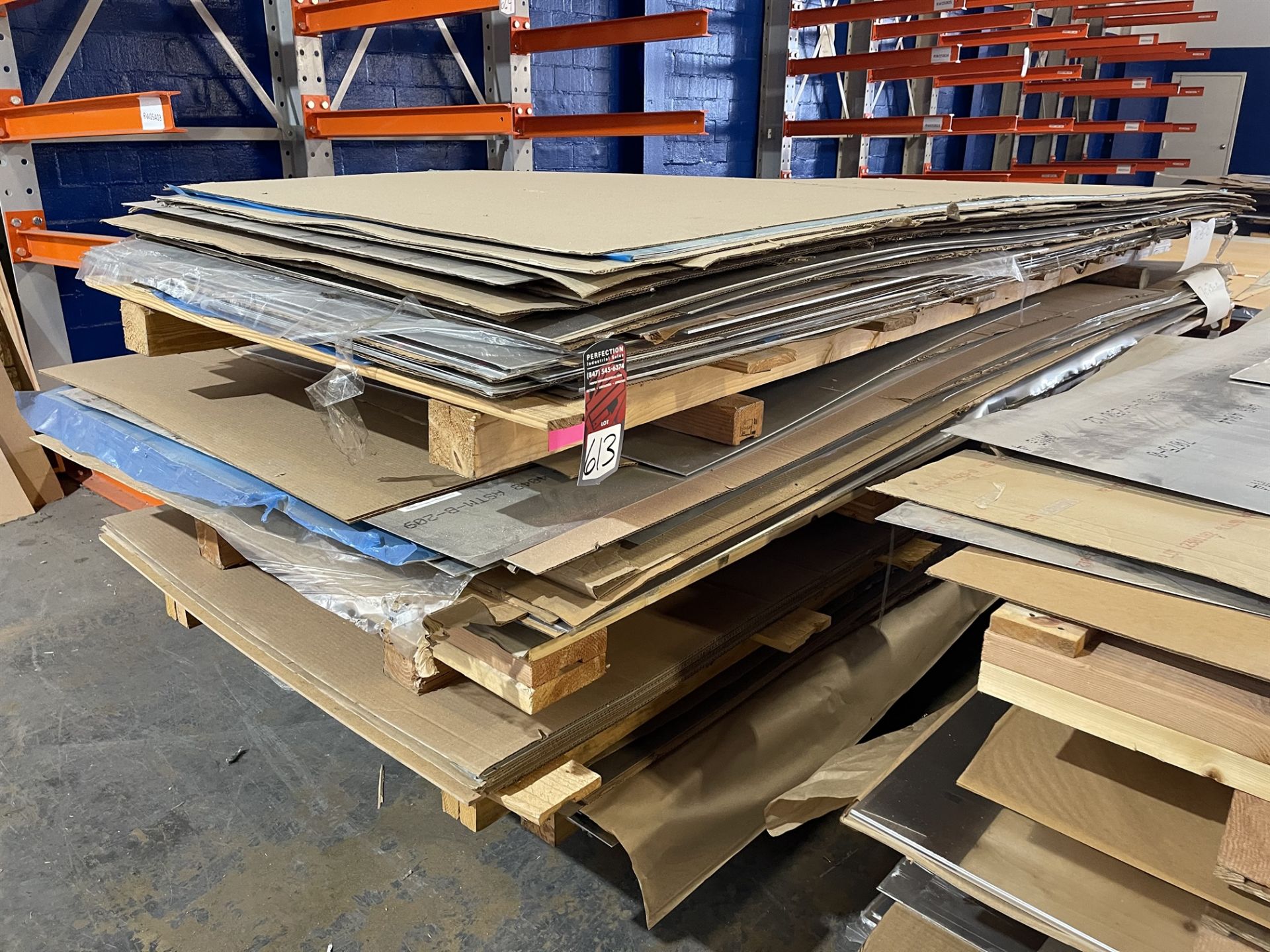 Lot Comprising (2) Stacks of Assorted 7075-0 Bare and Clad Aluminum Sheet Stock - Image 5 of 7