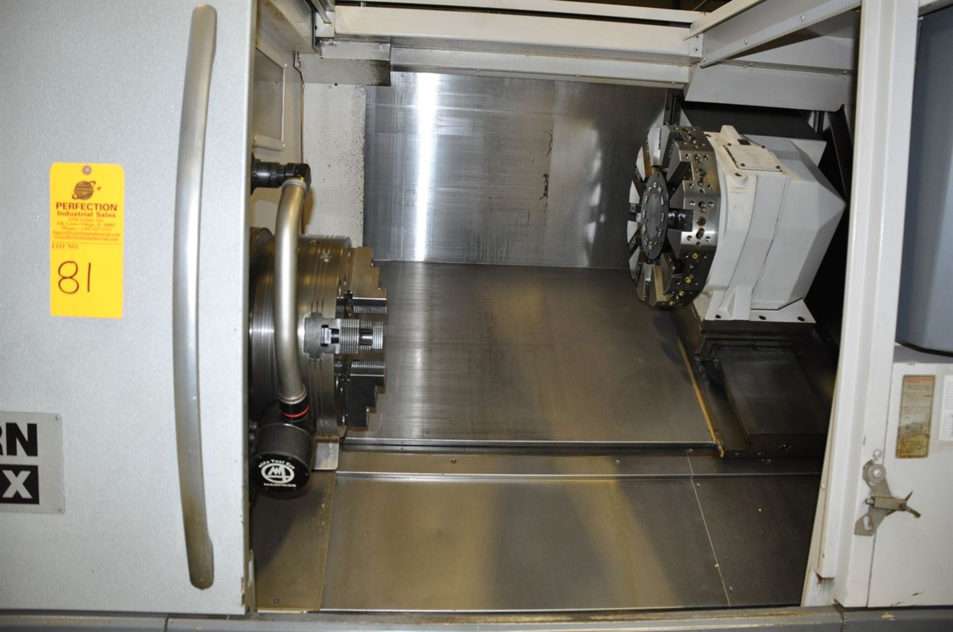 2012 OKUMA SPACE TURN LB4000 EX CNC Chucker, s/n 161411, w/ OSP-P200LA Control, 3.5” Bore, SCHUNK - Image 2 of 8