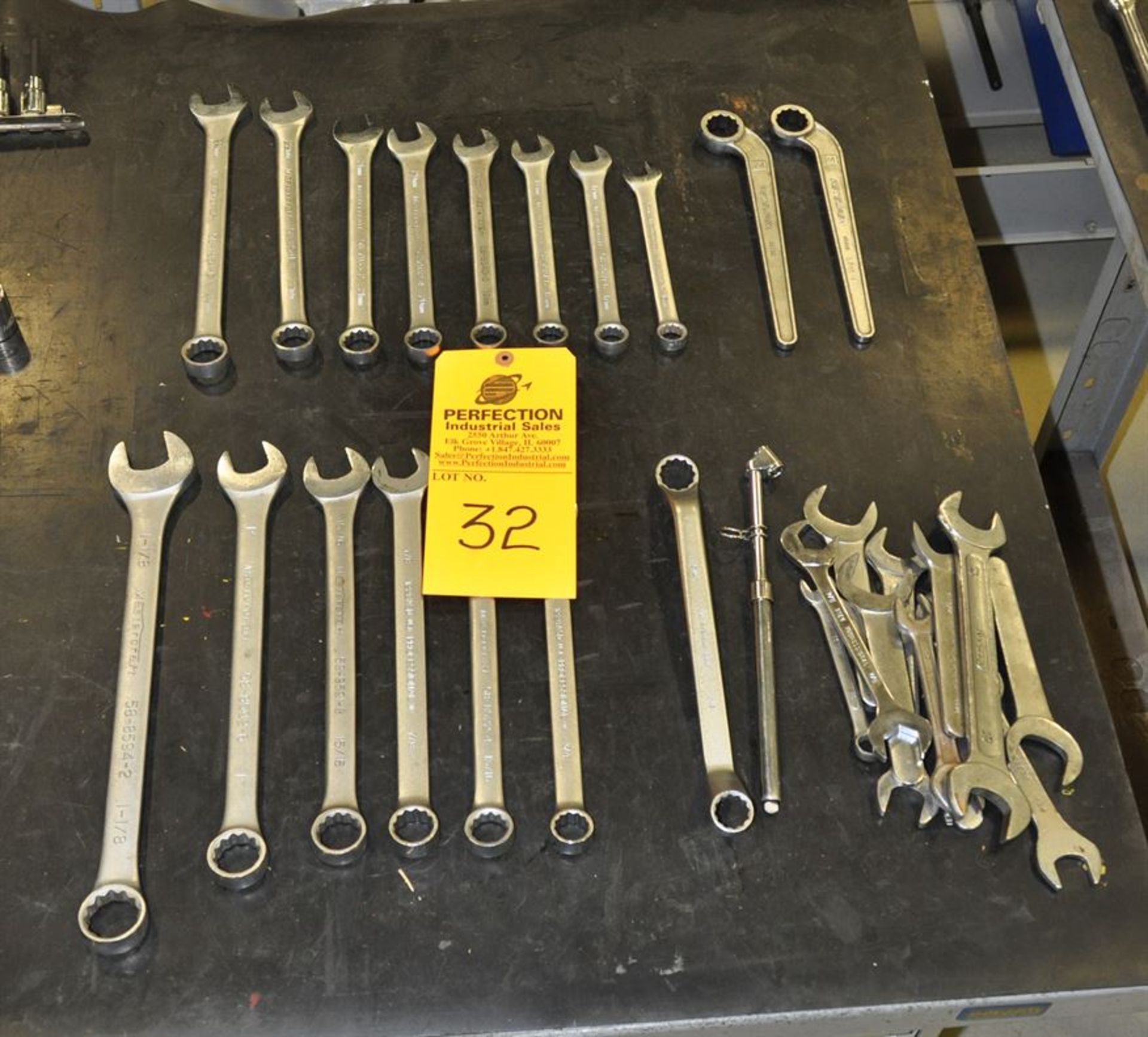 Assorted wrenches (std and metric)