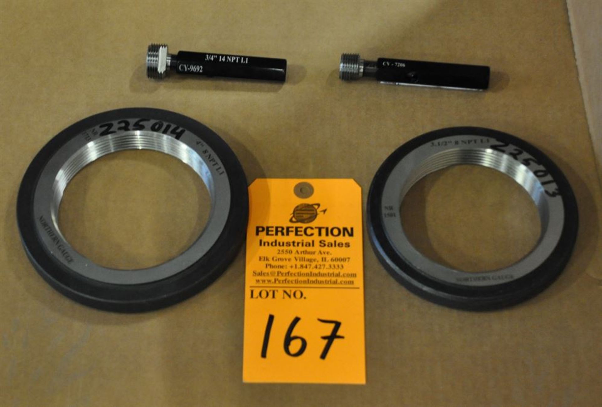 Assorted NPT ring and plug gages