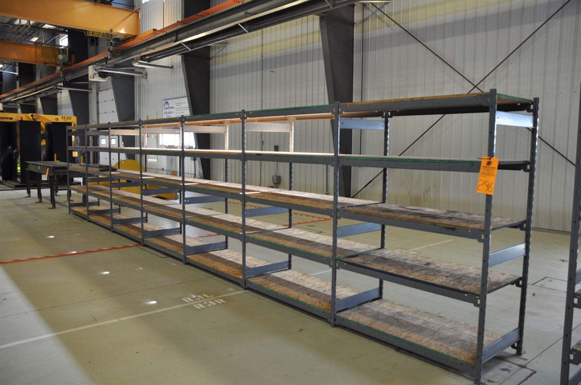 Storage shelving, 7 sections