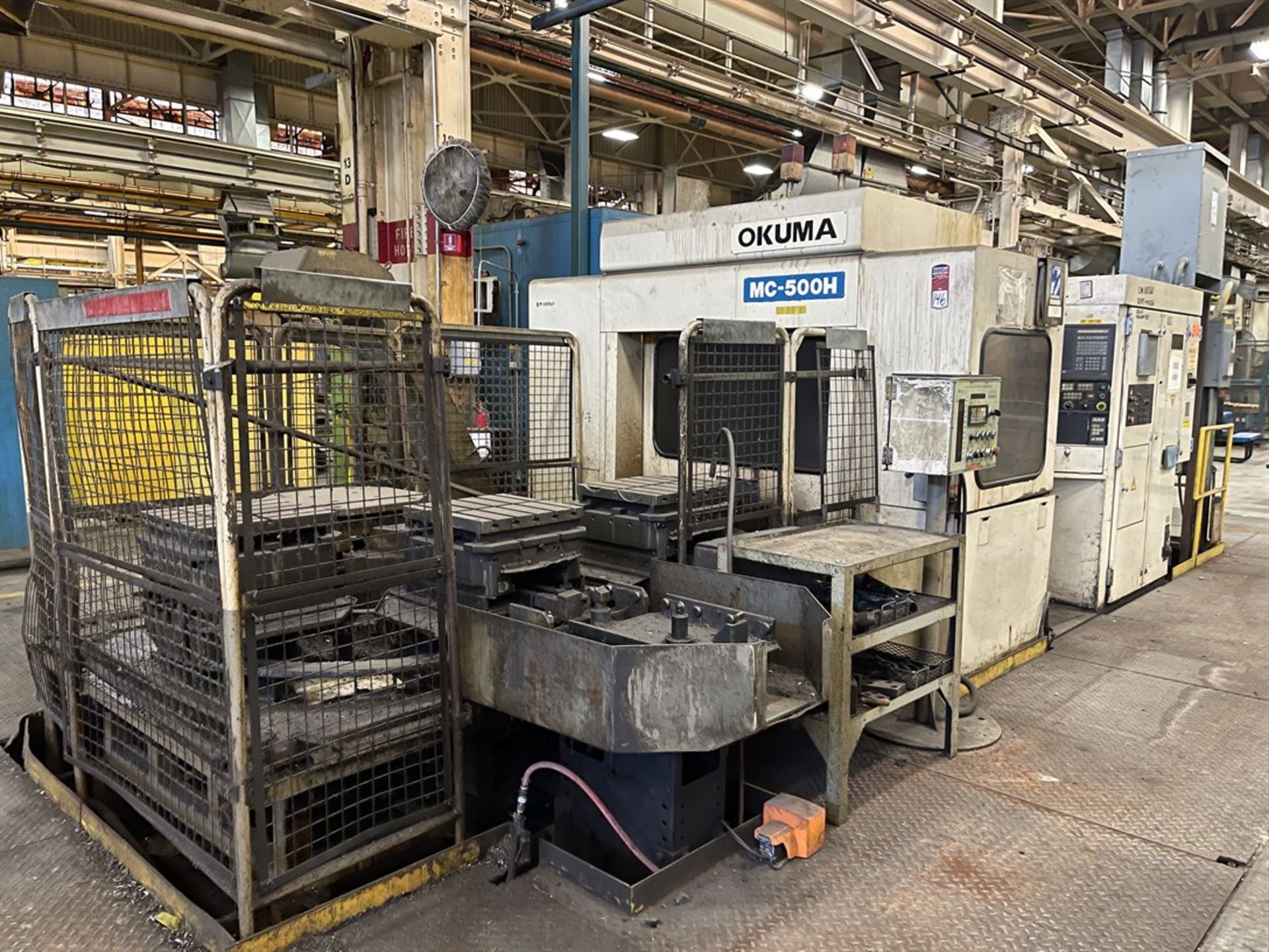 OKUMA MC-500H CNC Horizontal Machining Center, s/n 0247, w/ OSP5020 Control, Pallet Pool System