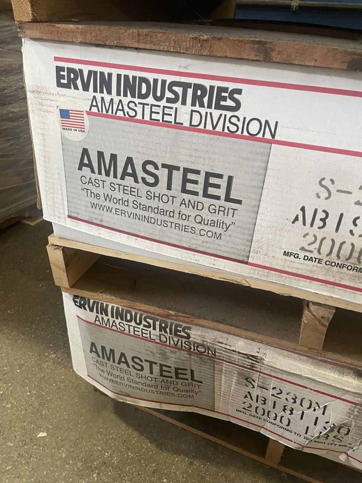 Lot of ERVIN Amasteel S-20M Cast Steel Shot - Image 2 of 3