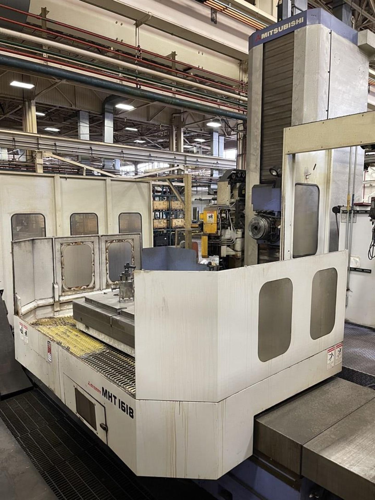 2009 MITSUBISHI MHT1618 CNC 5 Axis Table Type Horizontal Boring Mill, s/n 3B32124, w/ FANUC 18i-MB - Image 4 of 18