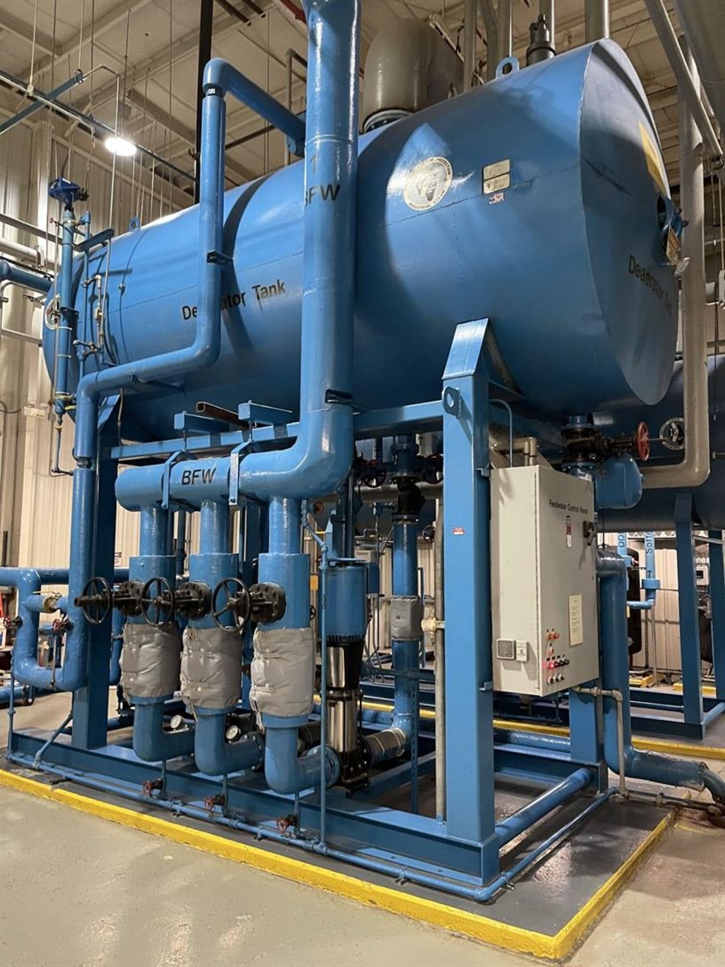 INDUSTRIAL STEAM Complete Boiler Water Treatment and Feed System Featuring Deaerator and Feed - Image 2 of 17