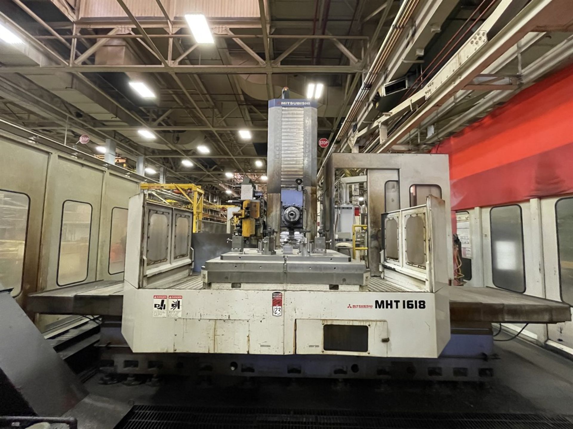 2009 MITSUBISHI MHT1618 CNC 5 Axis Table Type Horizontal Boring Mill, s/n 3MAA125, w/ FANUC 18i-MB