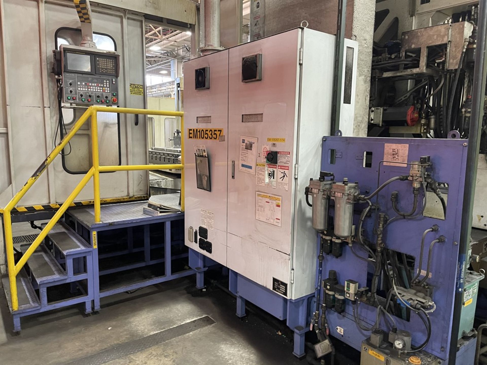 2009 MITSUBISHI MHT1618 CNC 5 Axis Table Type Horizontal Boring Mill, s/n 3MAA125, w/ FANUC 18i-MB - Image 10 of 14