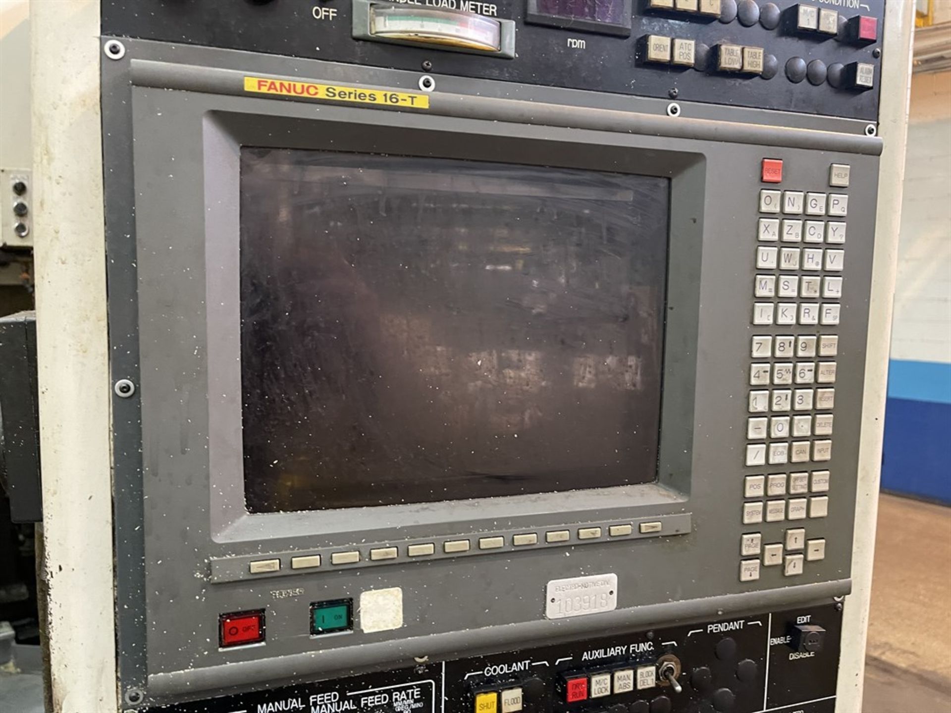 MITSUBISHI M-VT20A CNC Vertical Boring Mill, s/n R57070, w/ FANUC 16-T Control, 78.7” Table Dia, - Image 7 of 12