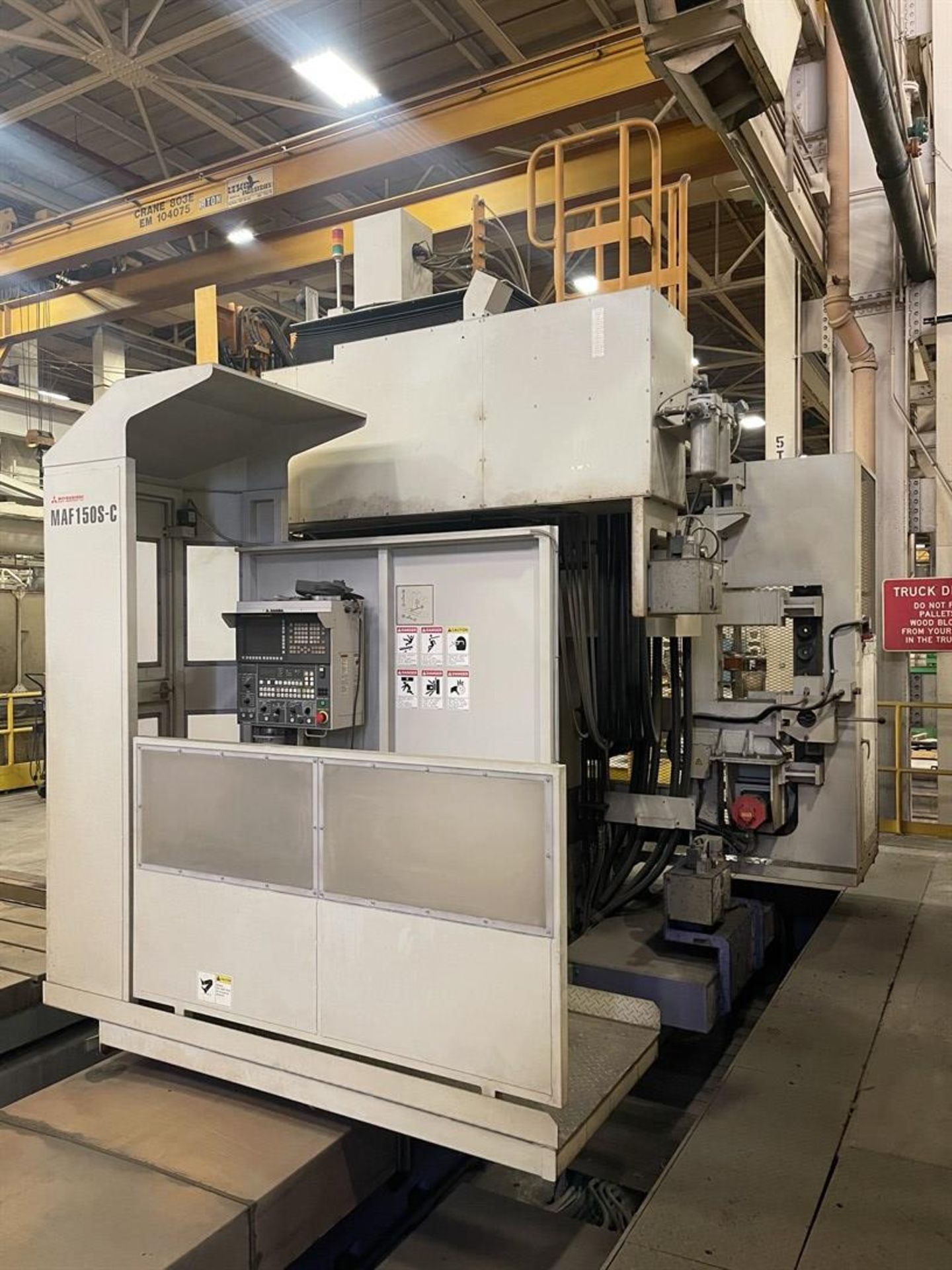 2016 MITSUBISHI MAF150S-C CNC Traveling Column Horizontal Boring Mill, s/n 3MAA026, w/ FANUC 31i- - Image 6 of 11