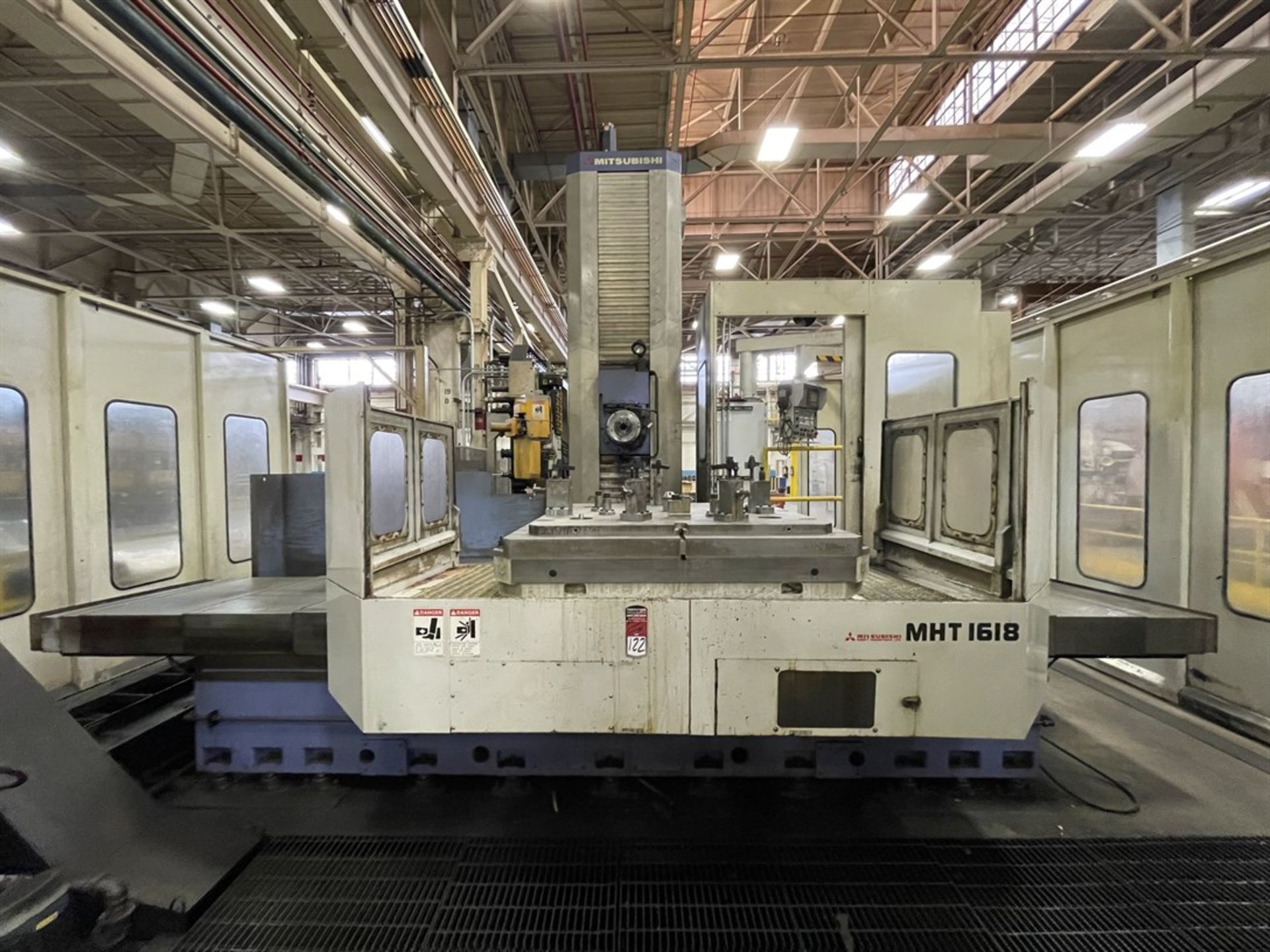 2009 MITSUBISHI MHT1618 CNC 5 Axis Table Type Horizontal Boring Mill, s/n 3B32124, w/ FANUC 18i-MB