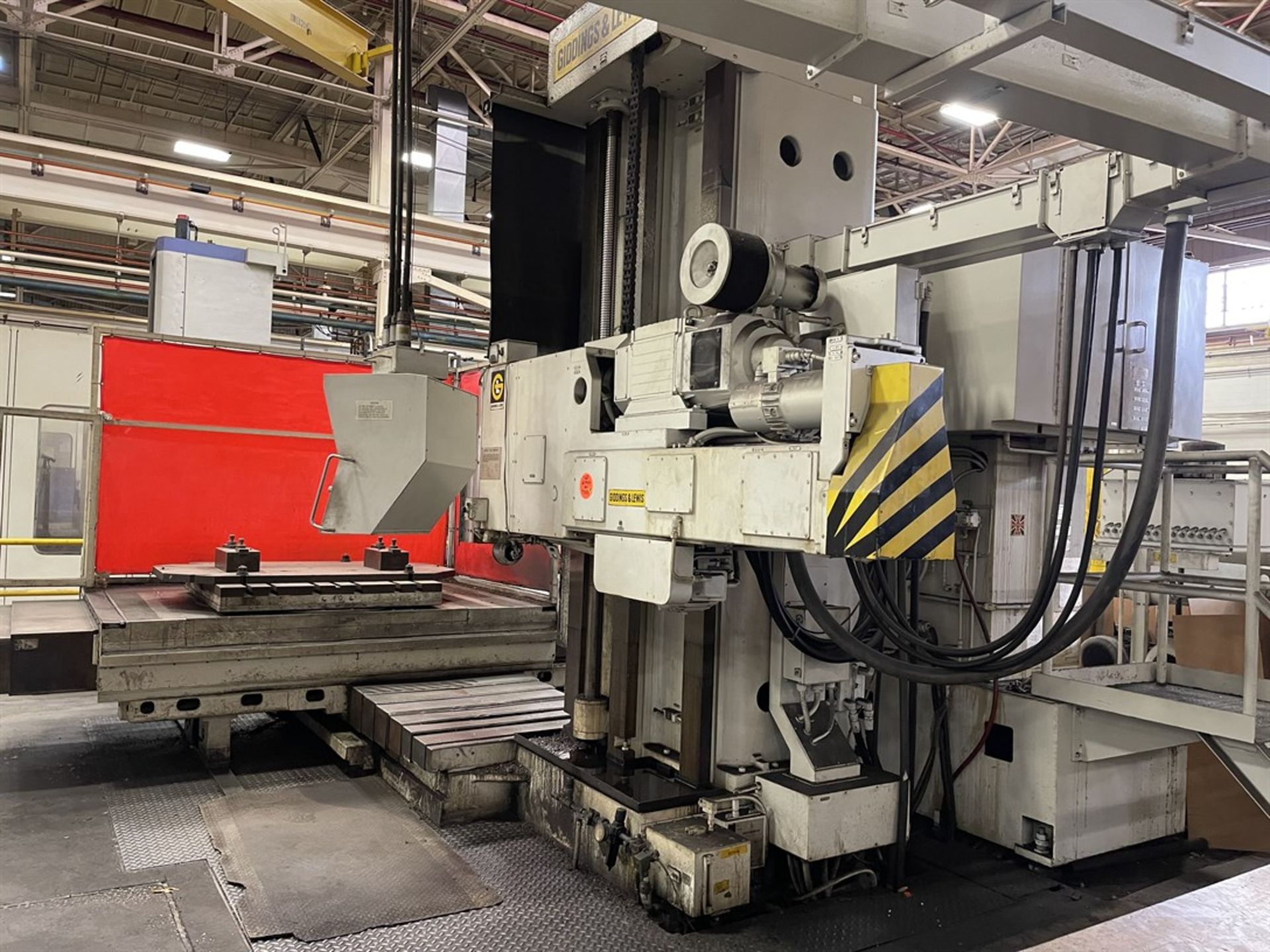 GIDDINGS & LEWIS G60-RTX 4 Axis Table Type Horizontal Boring Mill, s/n 450-152-85, w/ NUMERIPATH - Image 9 of 9